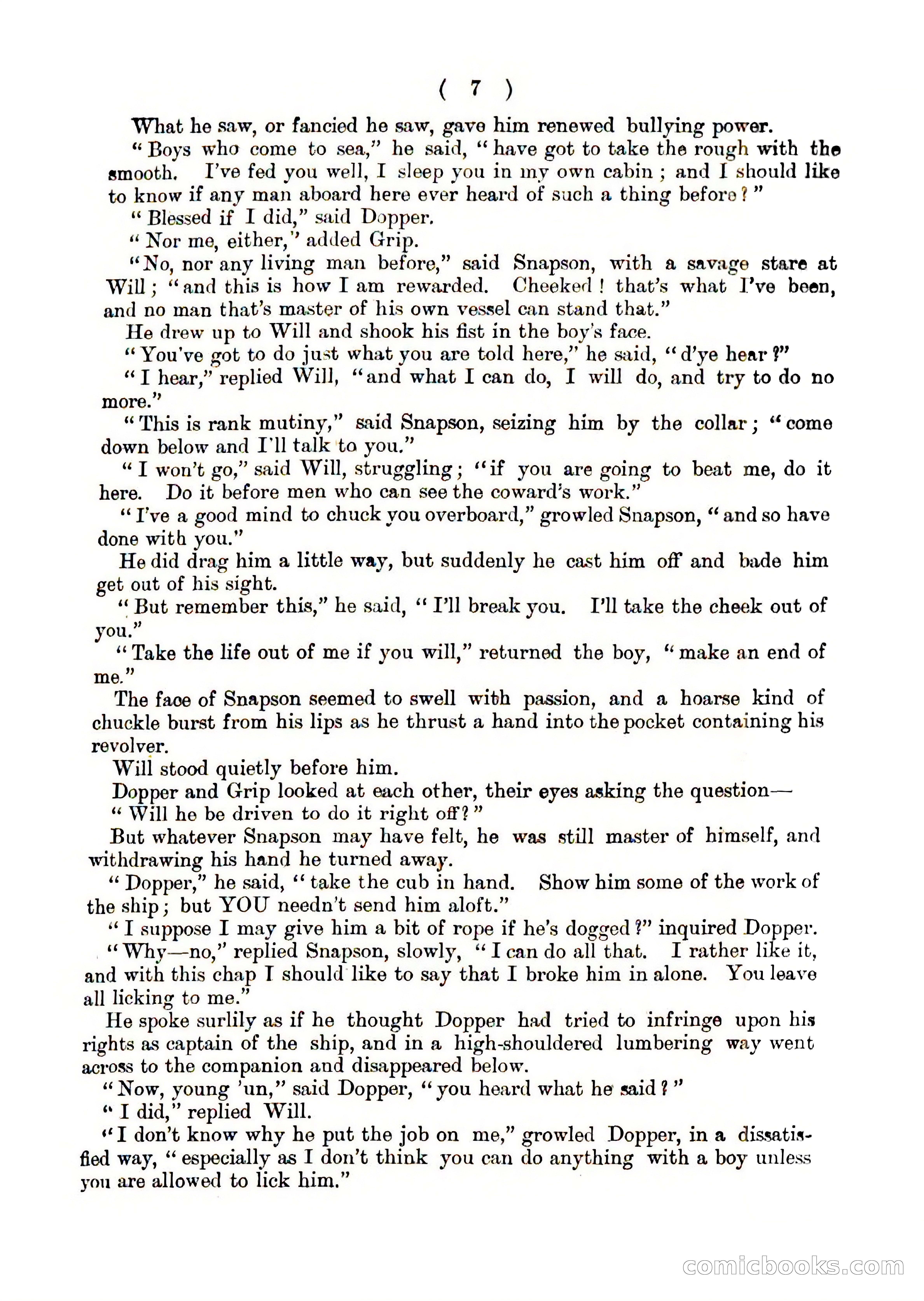 Ching Ching's Novelettes No. 1: Snapson of the 'Snake' — page 7 of 16