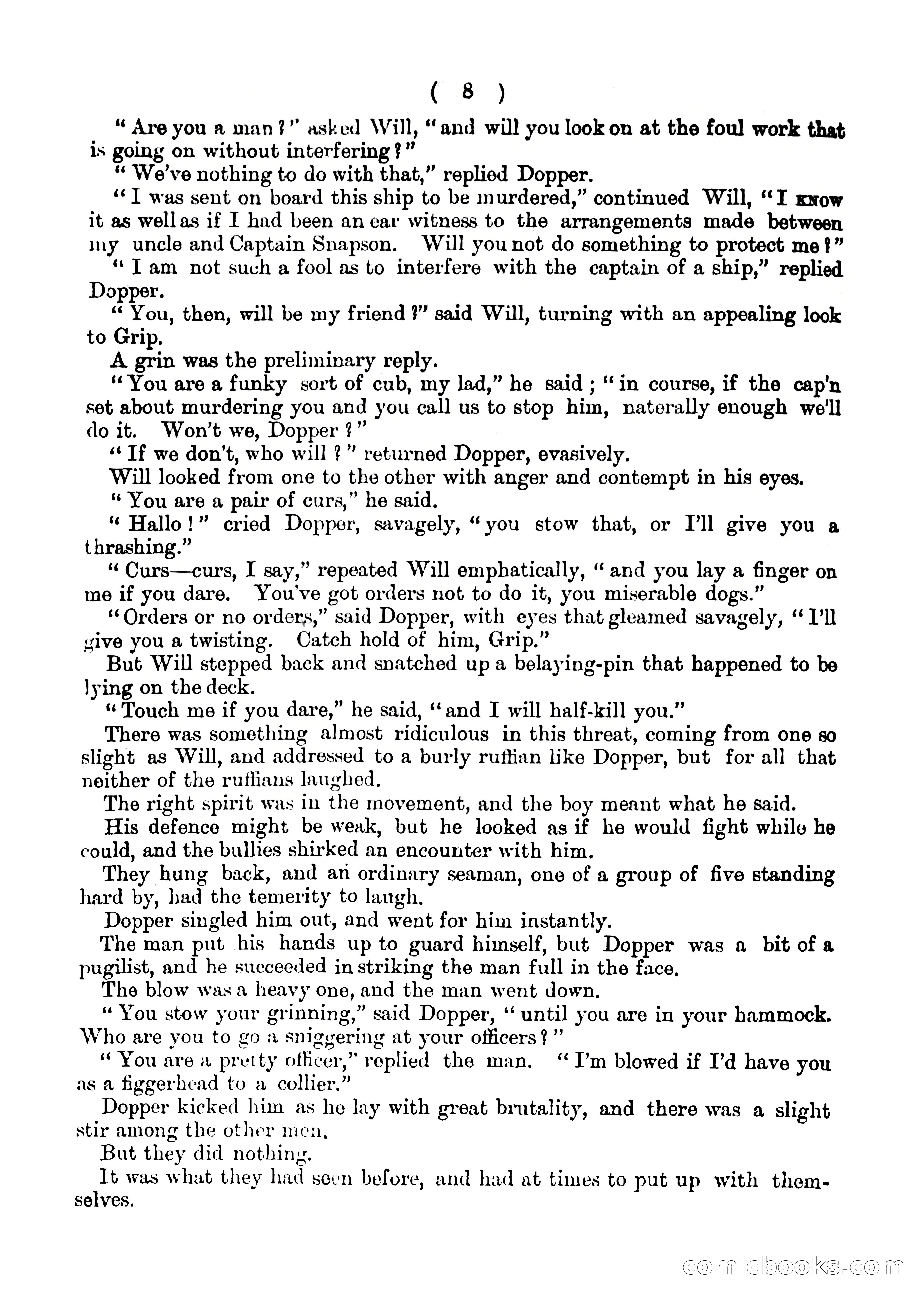 Ching Ching's Novelettes No. 1: Snapson of the 'Snake' — page 8 of 16