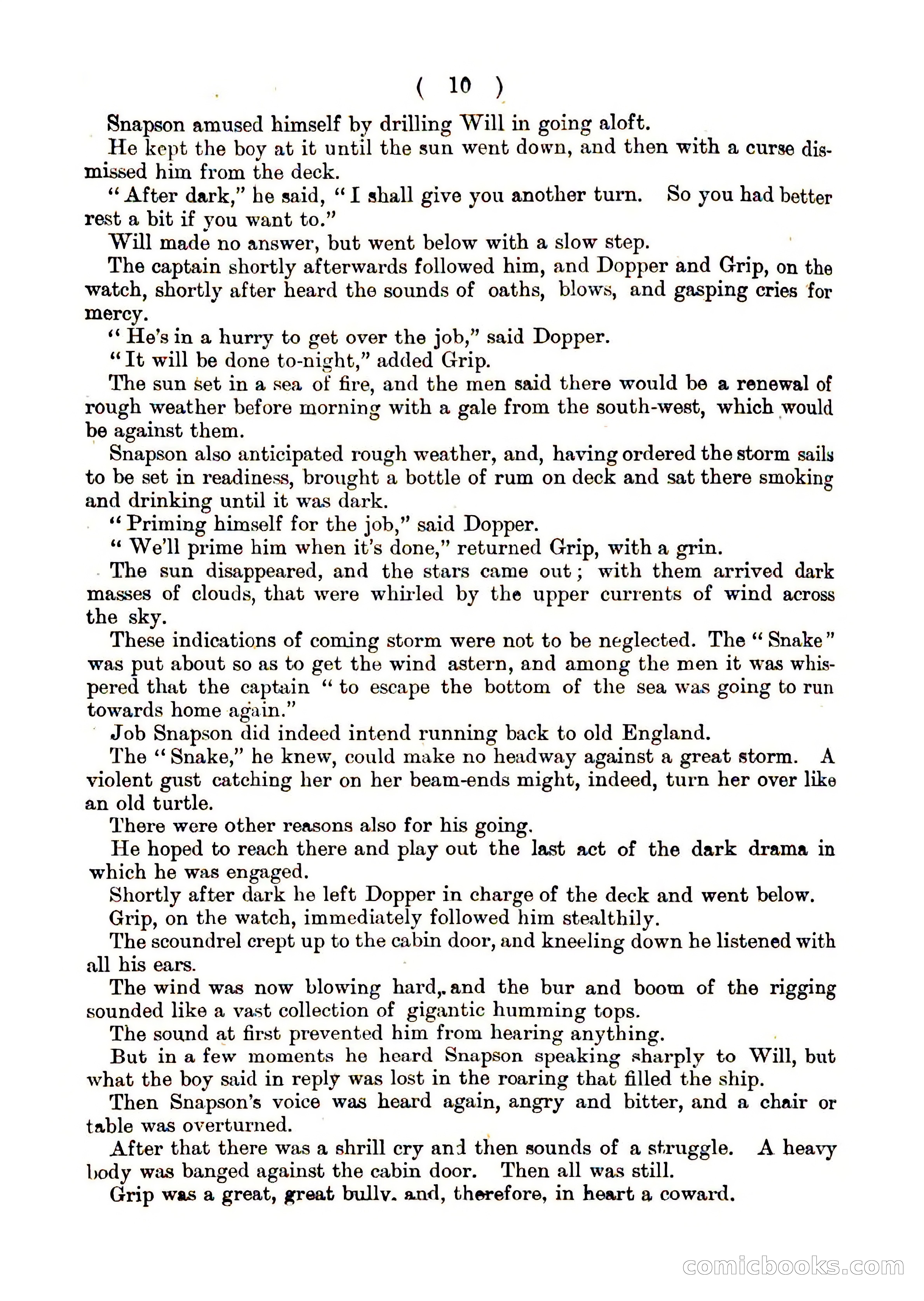 Ching Ching's Novelettes No. 1: Snapson of the 'Snake' — page 10 of 16