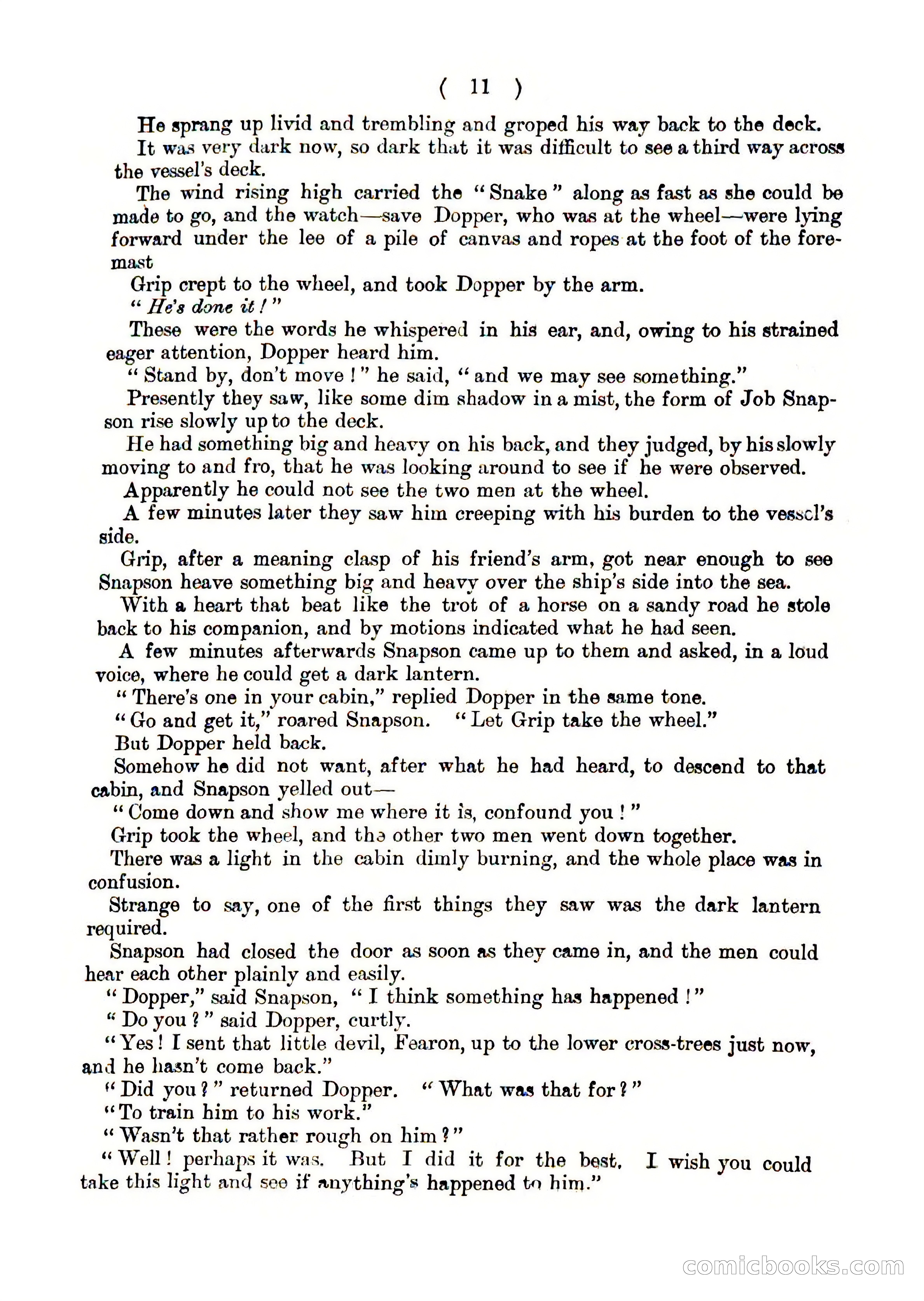 Ching Ching's Novelettes No. 1: Snapson of the 'Snake' — page 11 of 16