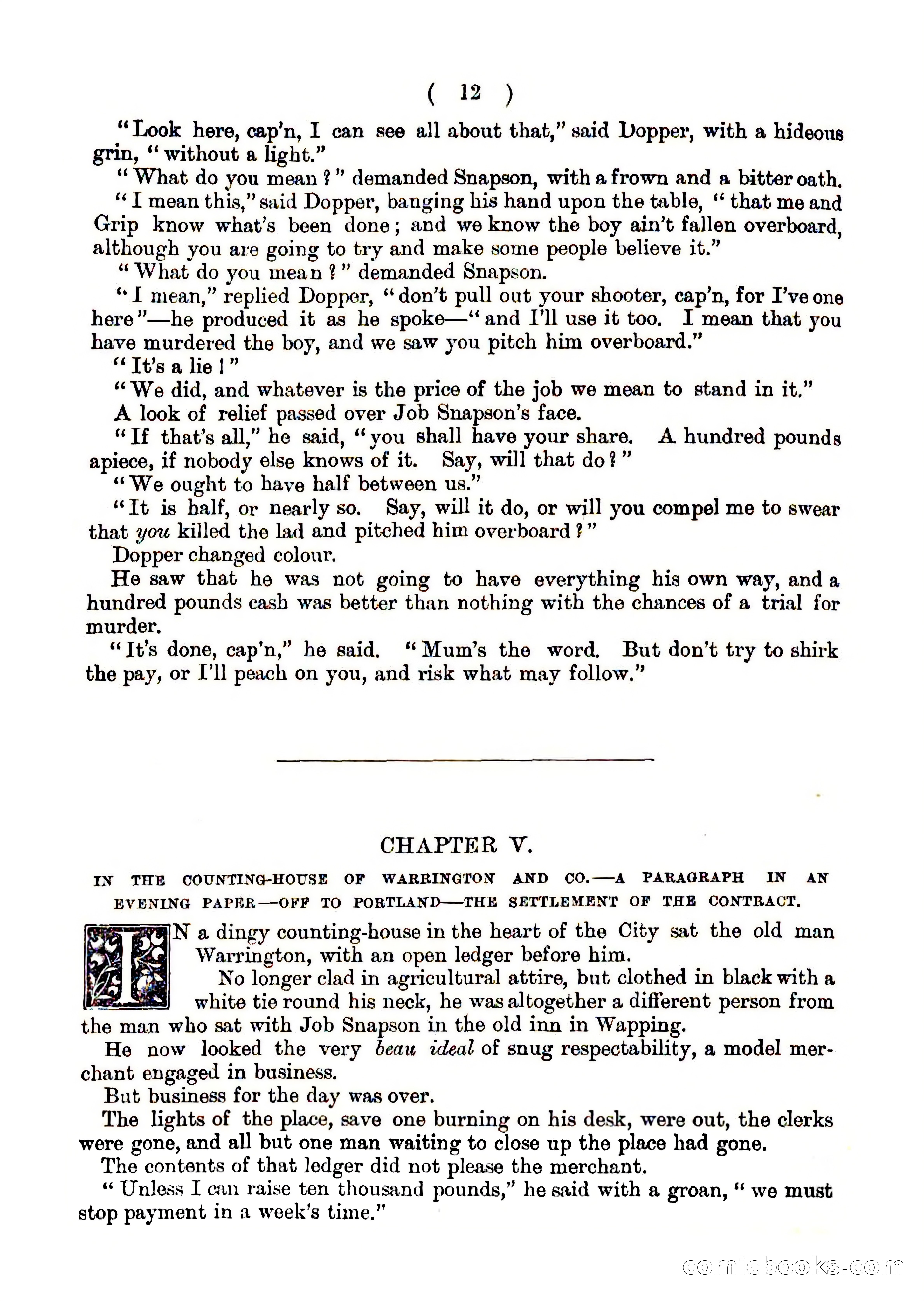 Ching Ching's Novelettes No. 1: Snapson of the 'Snake' — page 12 of 16