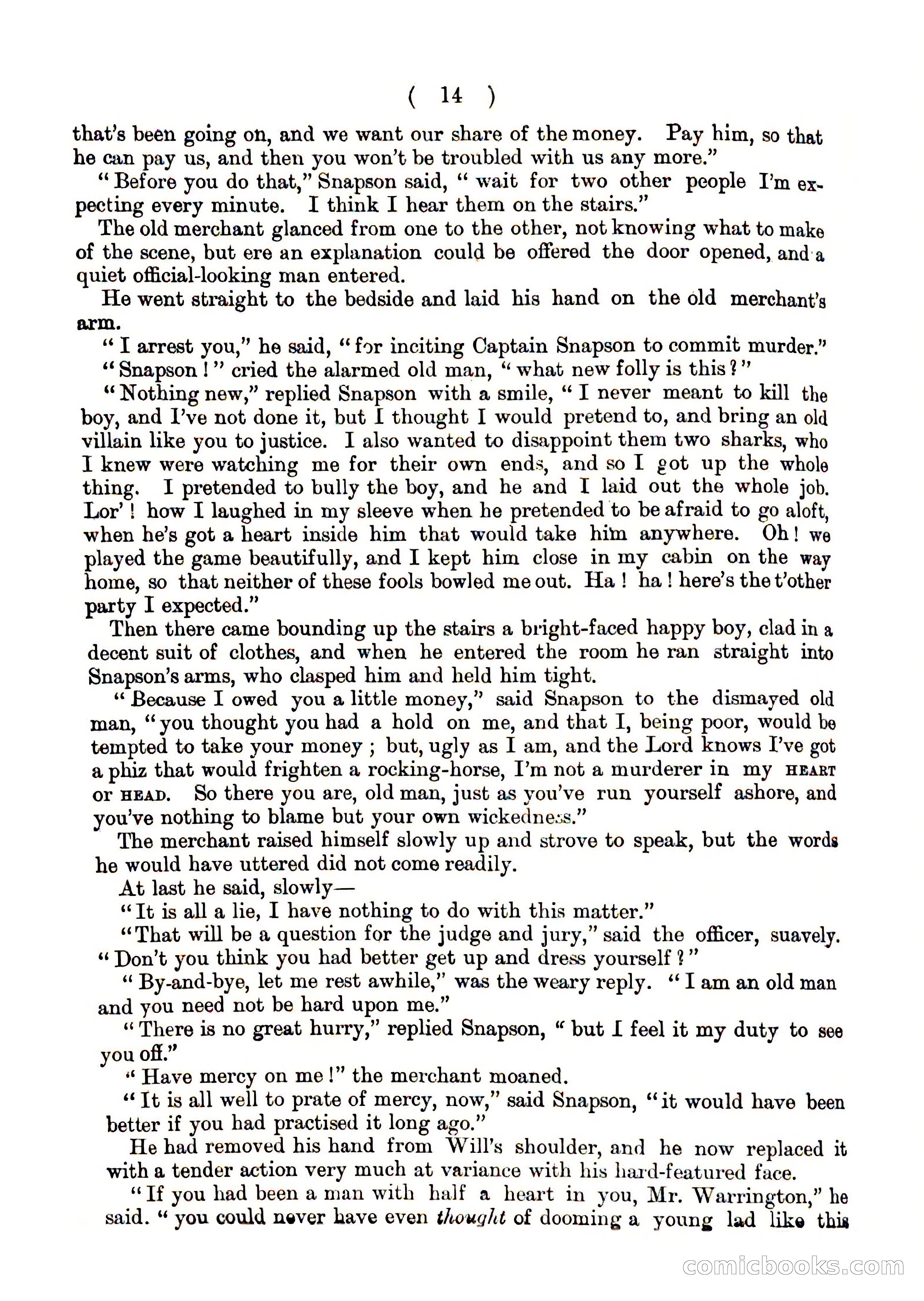 Ching Ching's Novelettes No. 1: Snapson of the 'Snake' — page 14 of 16