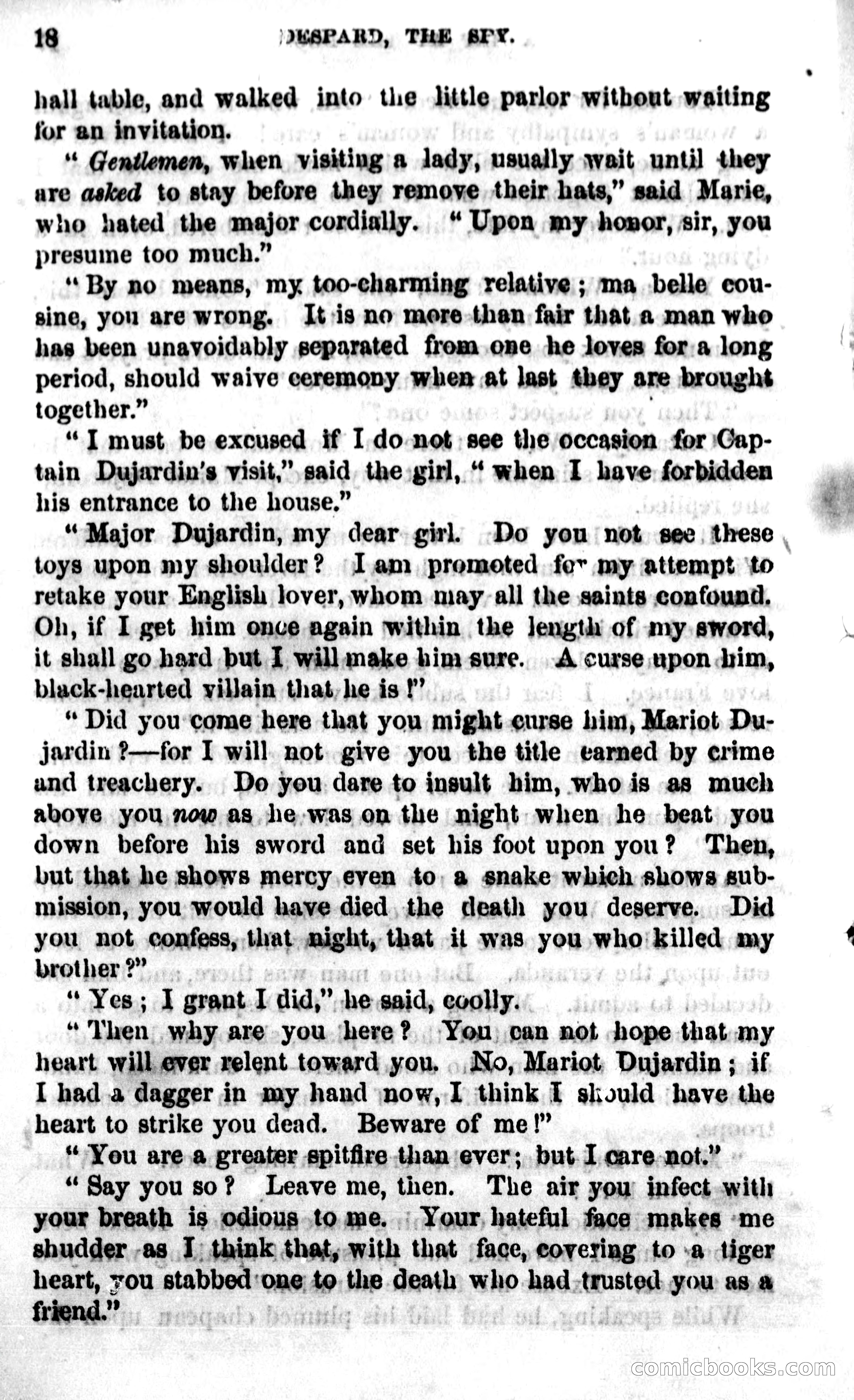 Despard, the Spy: Or, The Fall of Montreal — page 20 of 105