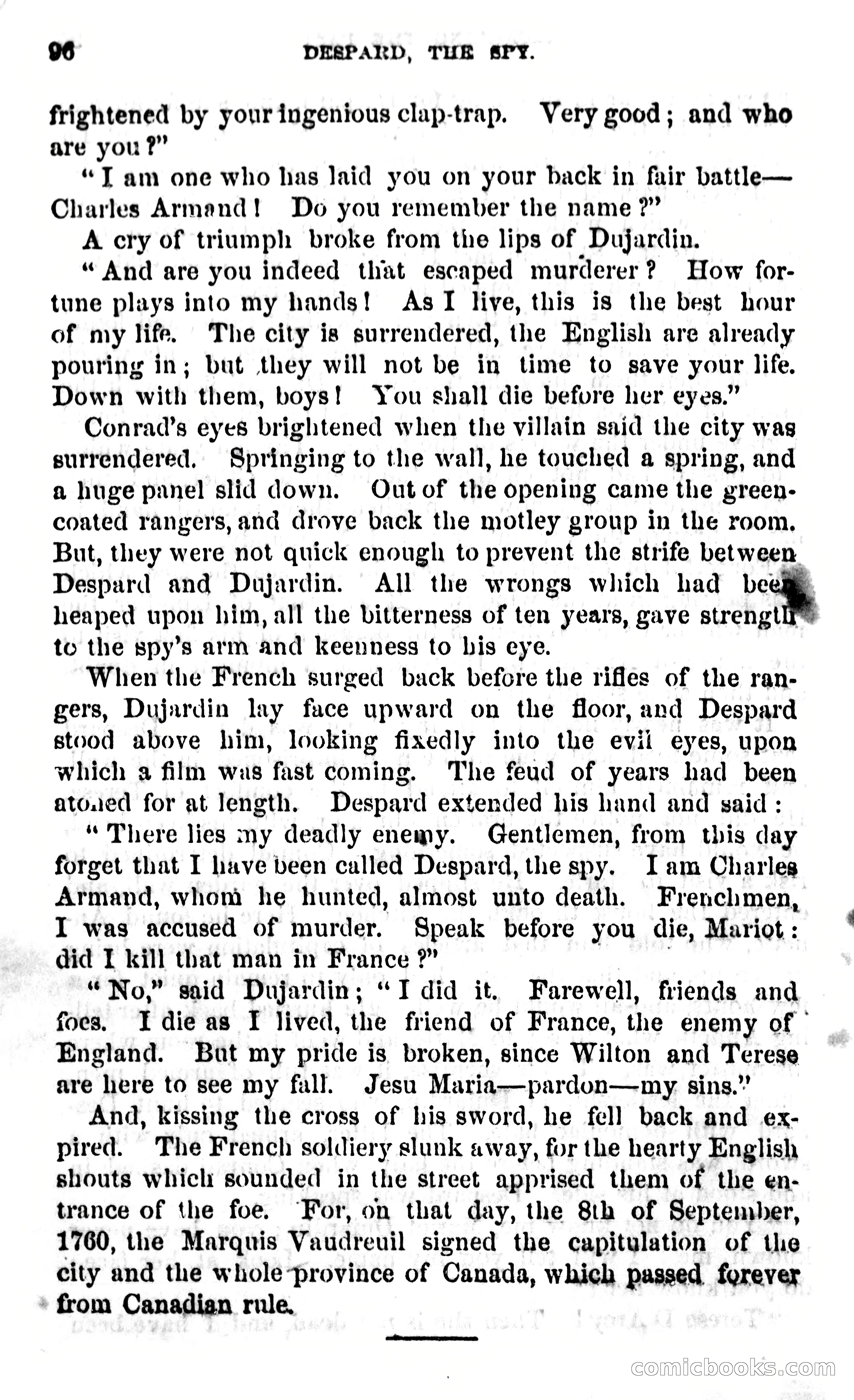 Despard, the Spy: Or, The Fall of Montreal — page 101 of 105