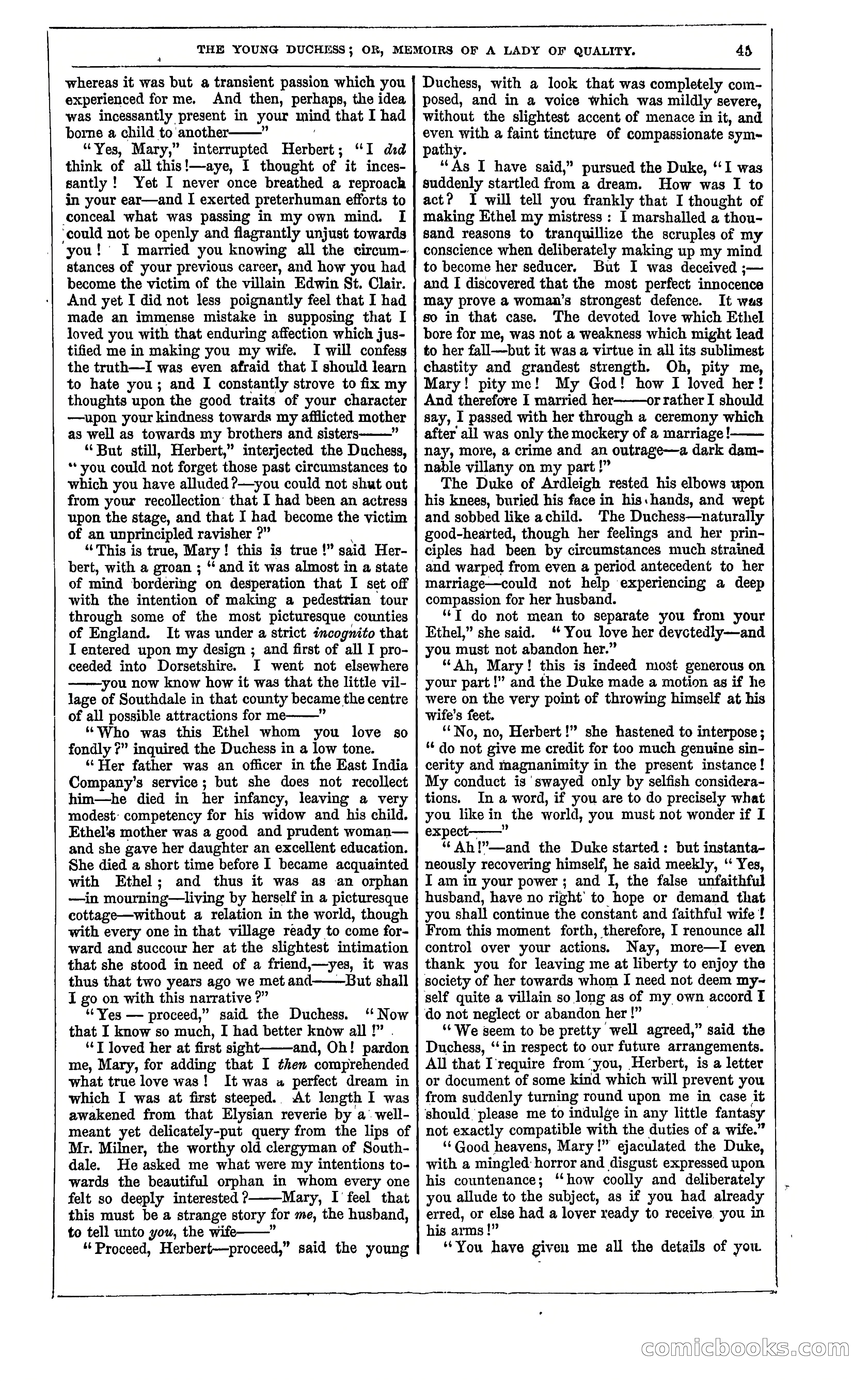 The Young Duchess; or, Memoirs of a Lady of Quality — page 59 of 400