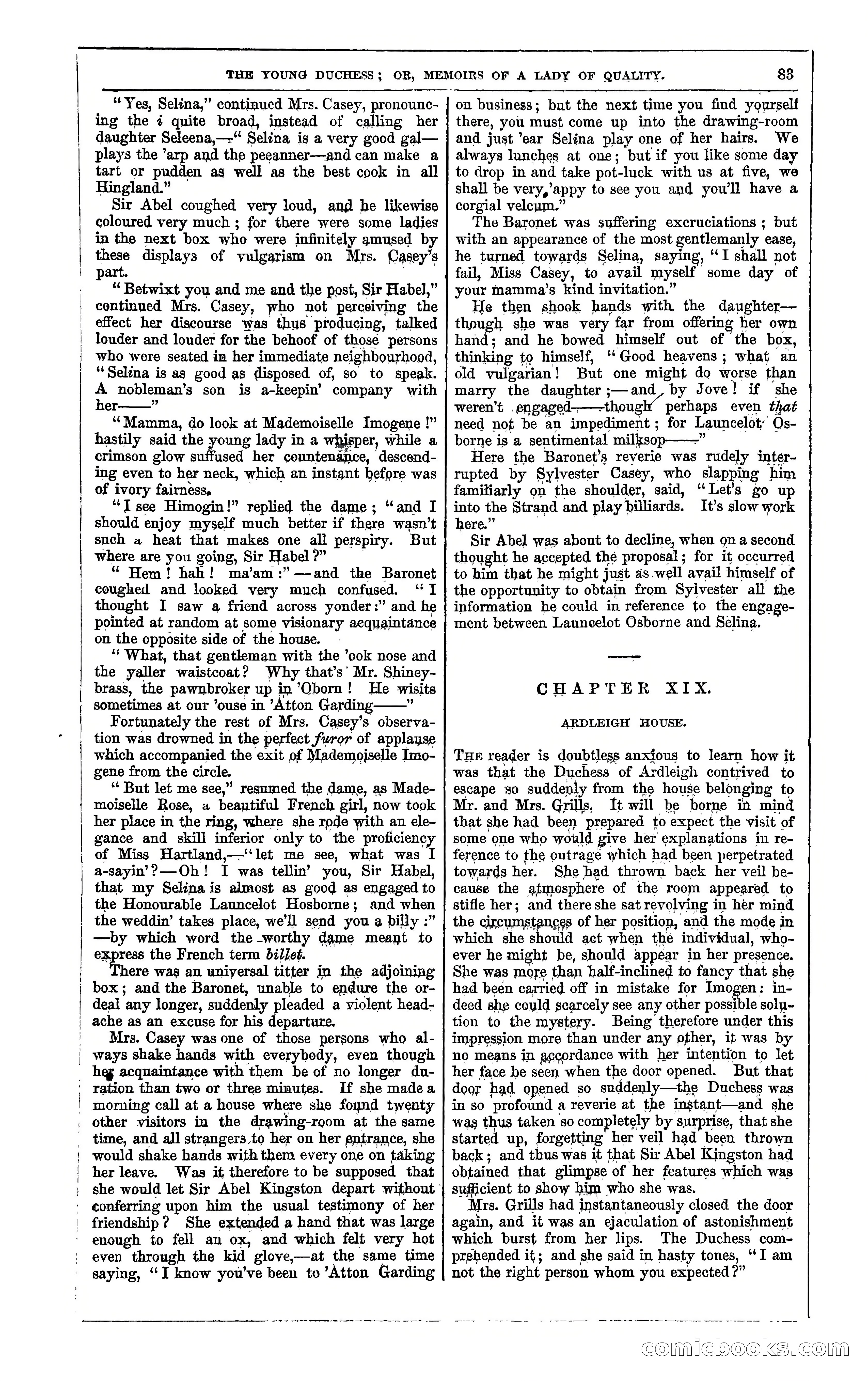 The Young Duchess; or, Memoirs of a Lady of Quality — page 97 of 400