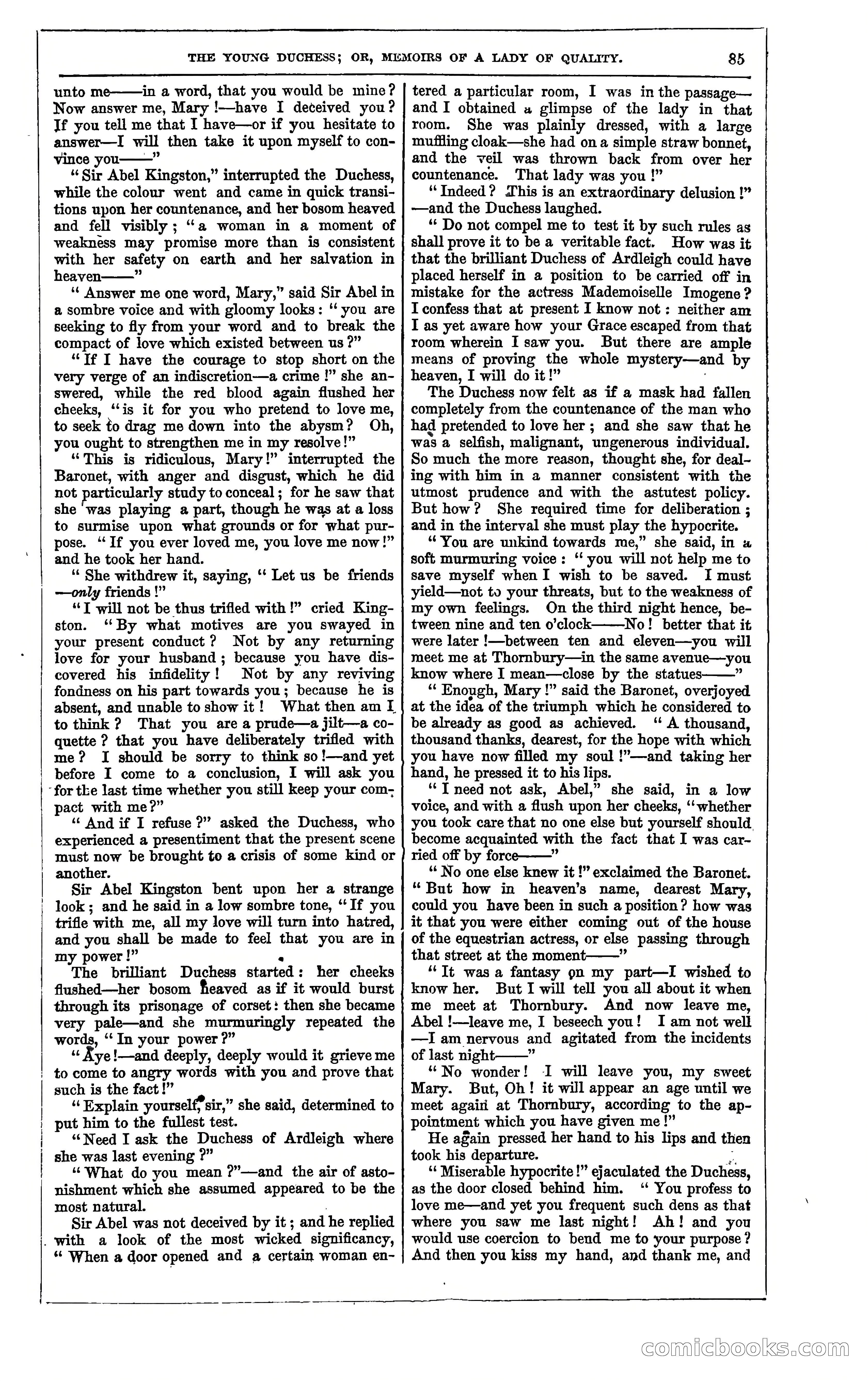 The Young Duchess; or, Memoirs of a Lady of Quality — page 99 of 400