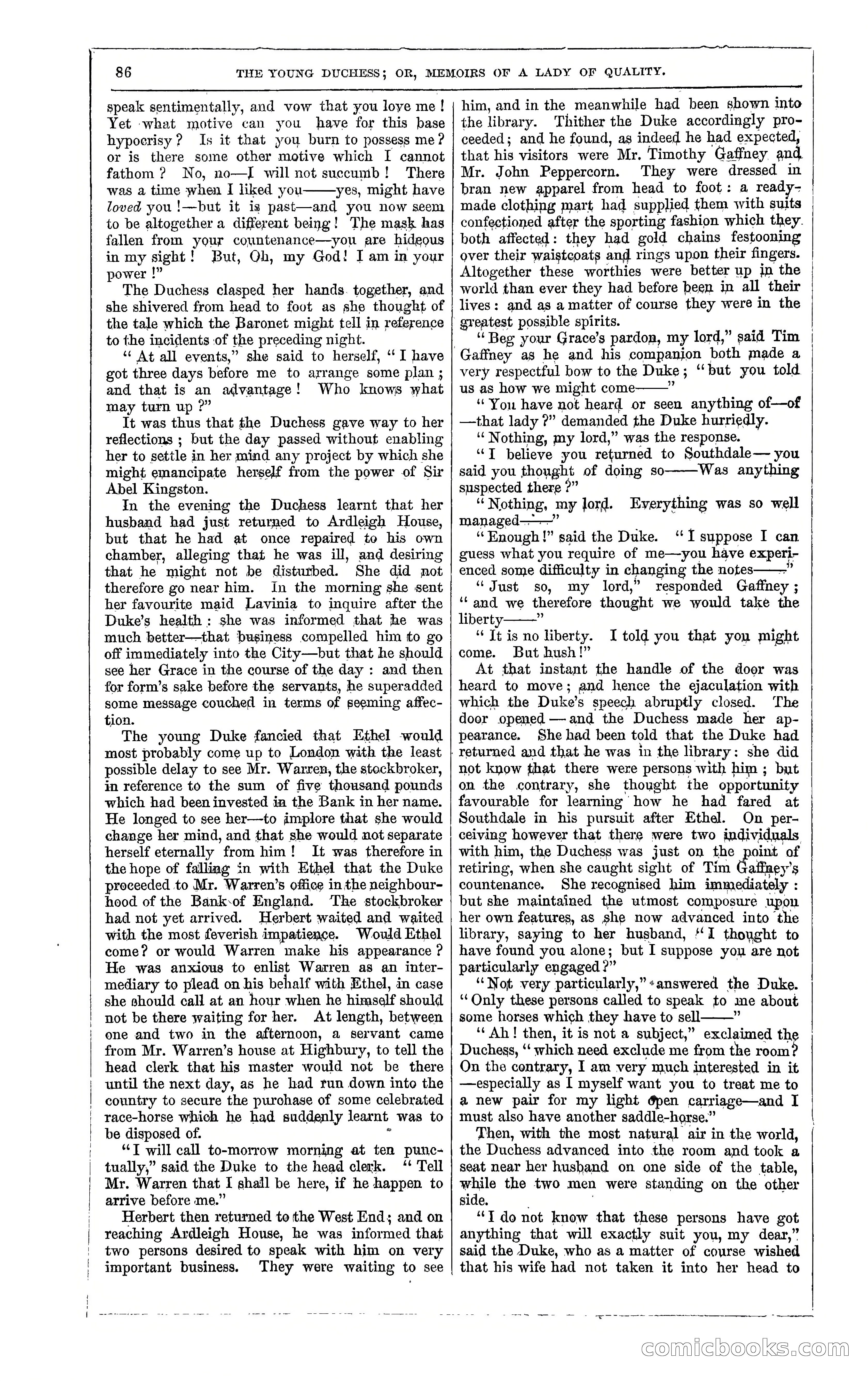 The Young Duchess; or, Memoirs of a Lady of Quality — page 100 of 400