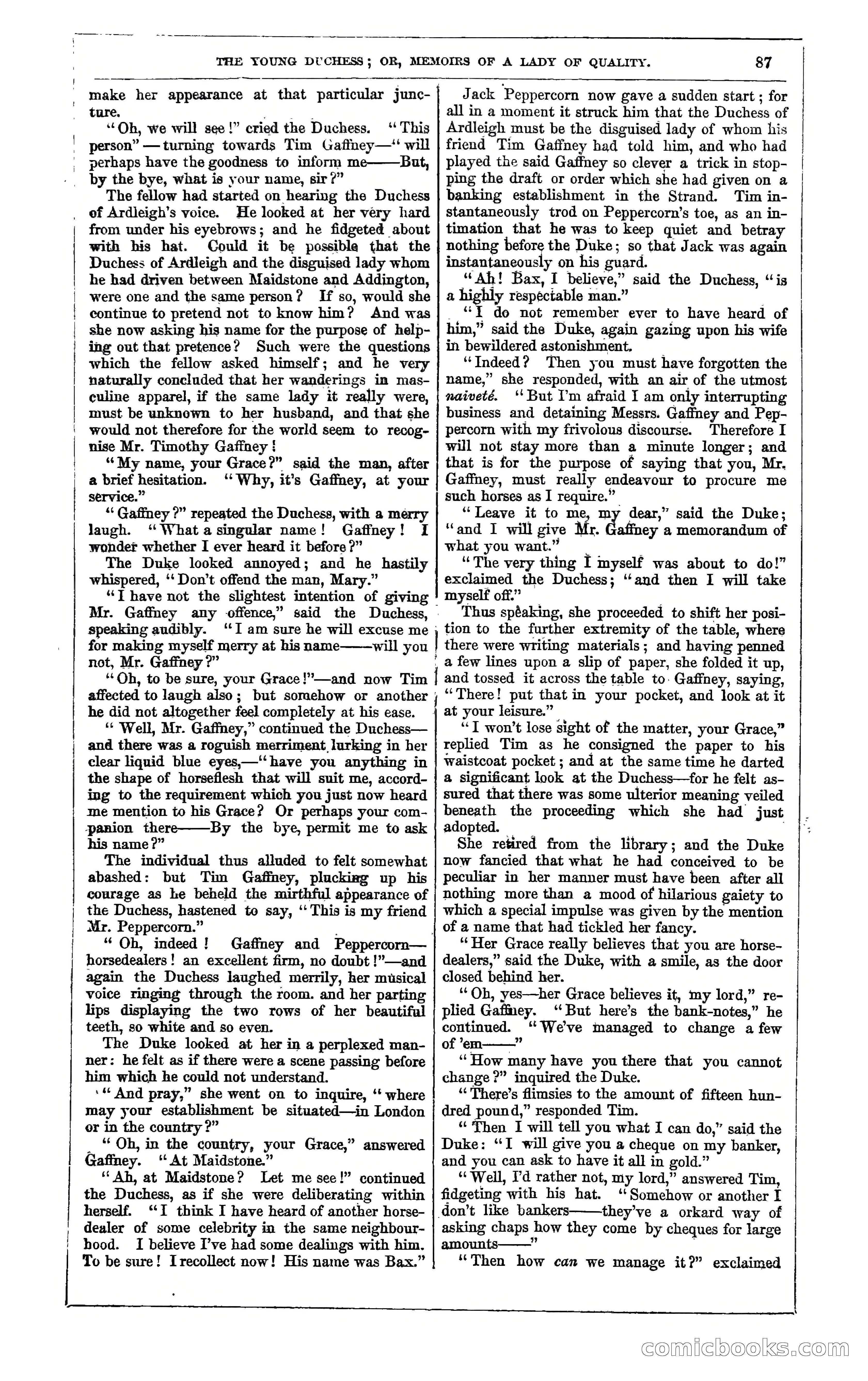 The Young Duchess; or, Memoirs of a Lady of Quality — page 101 of 400