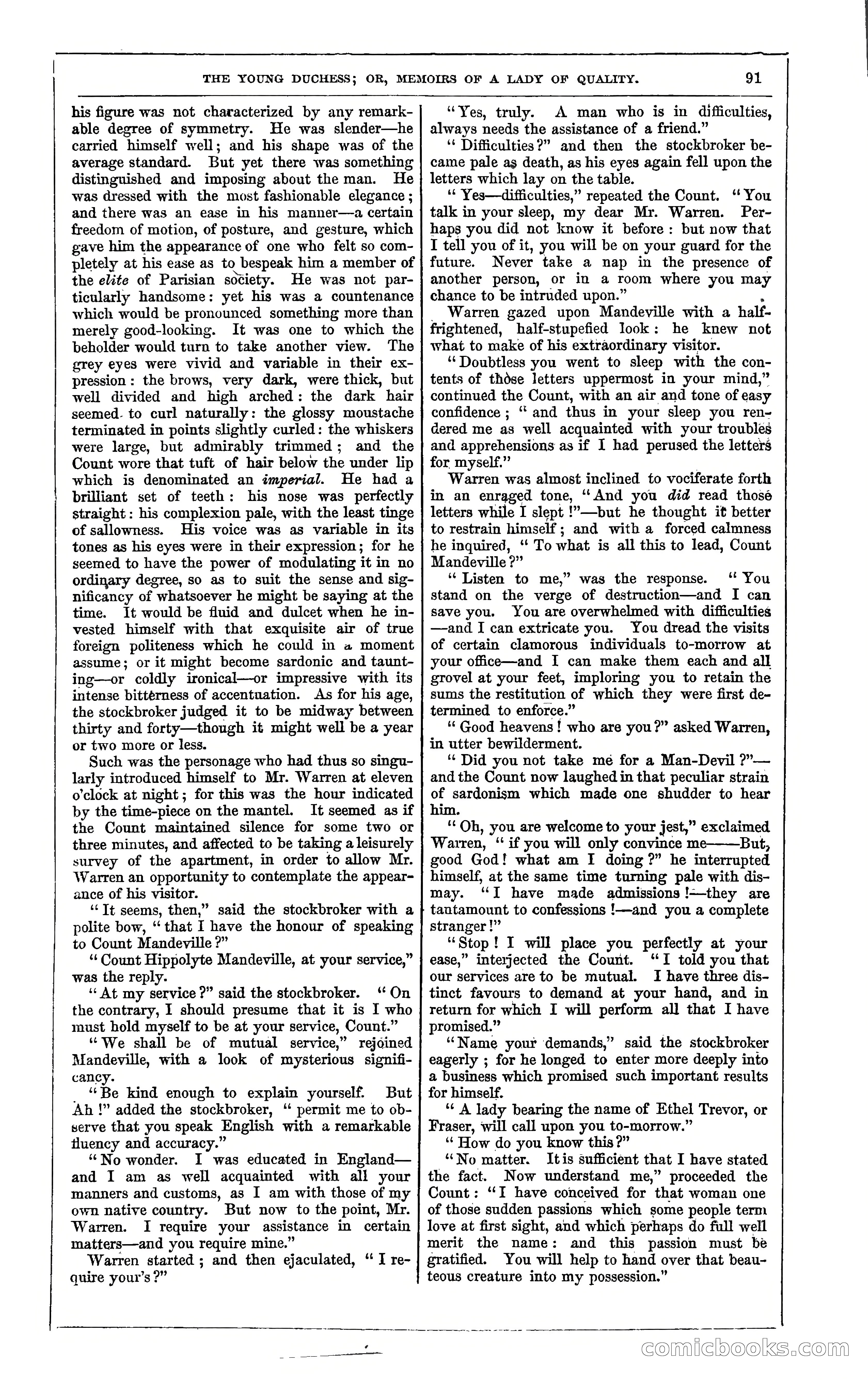 The Young Duchess; or, Memoirs of a Lady of Quality — page 105 of 400