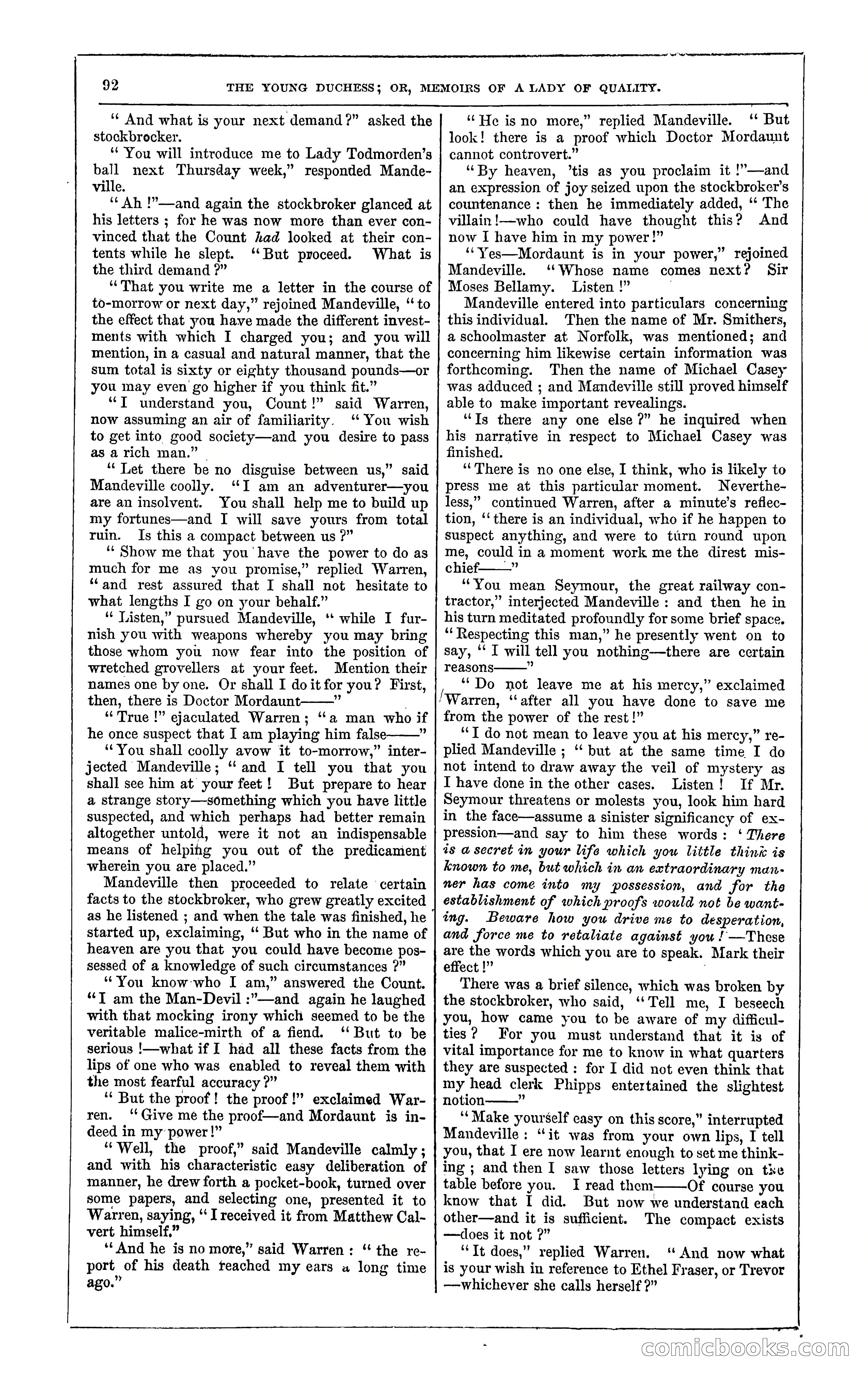 The Young Duchess; or, Memoirs of a Lady of Quality — page 106 of 400