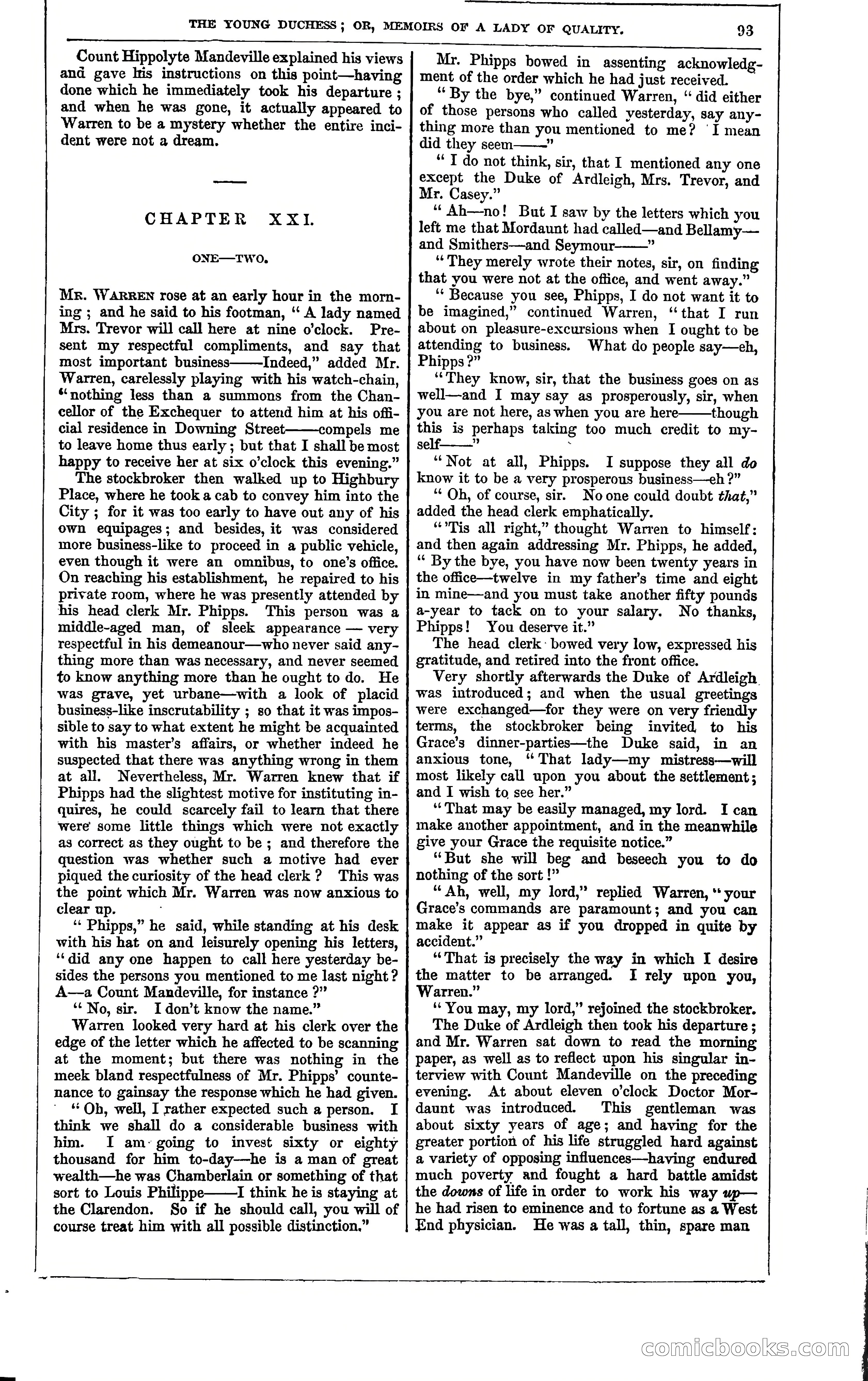 The Young Duchess; or, Memoirs of a Lady of Quality — page 107 of 400