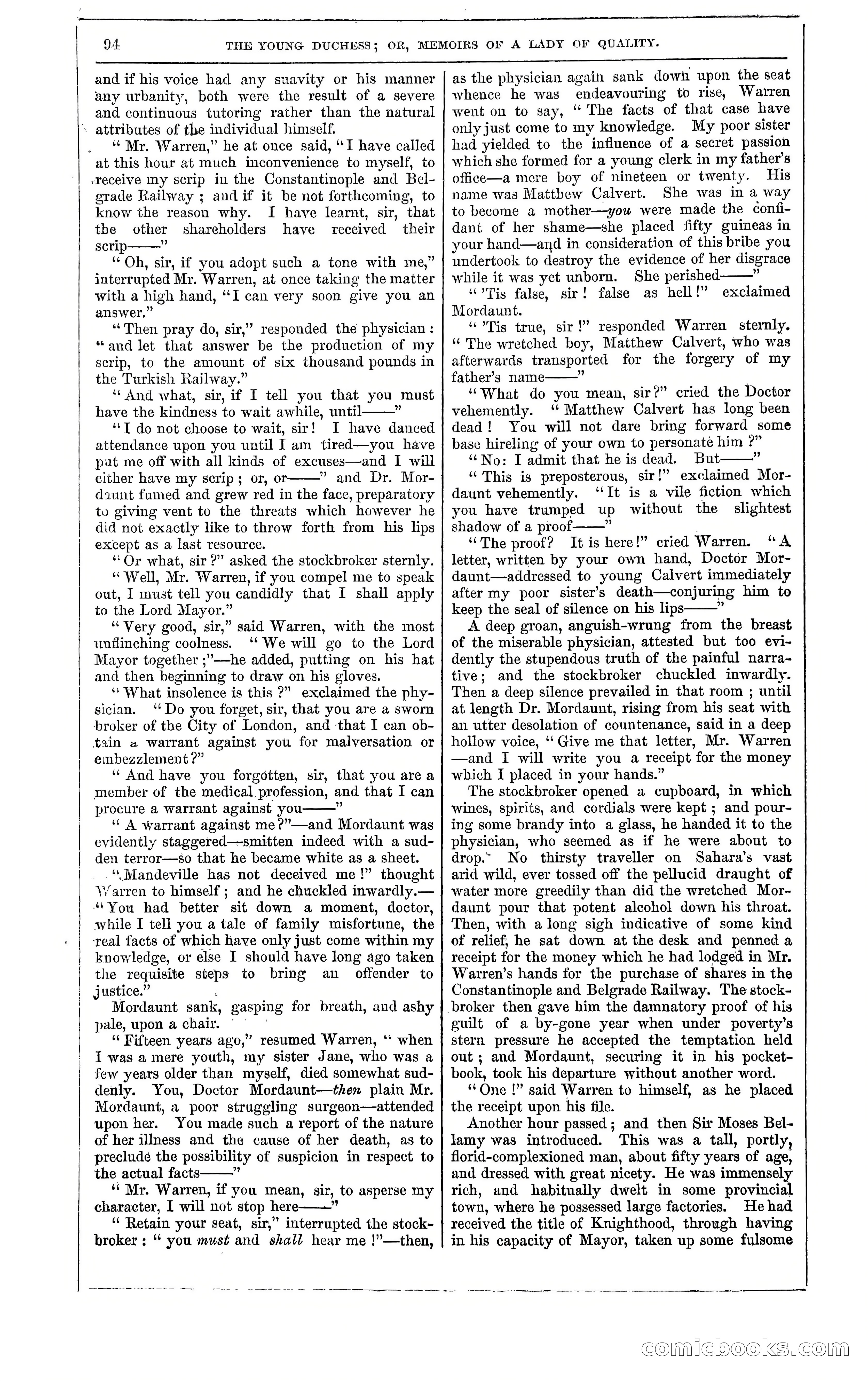 The Young Duchess; or, Memoirs of a Lady of Quality — page 108 of 400