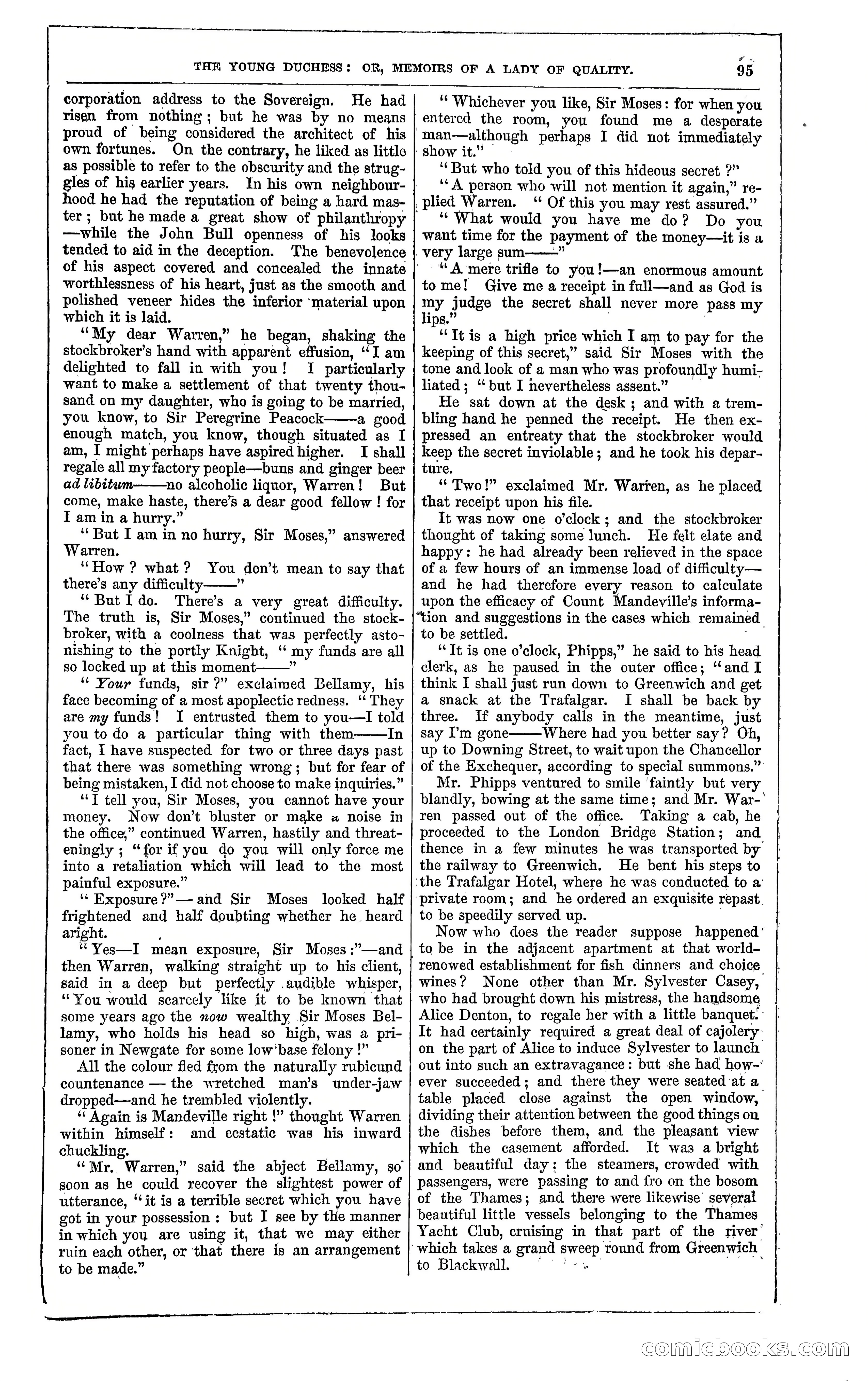 The Young Duchess; or, Memoirs of a Lady of Quality — page 109 of 400