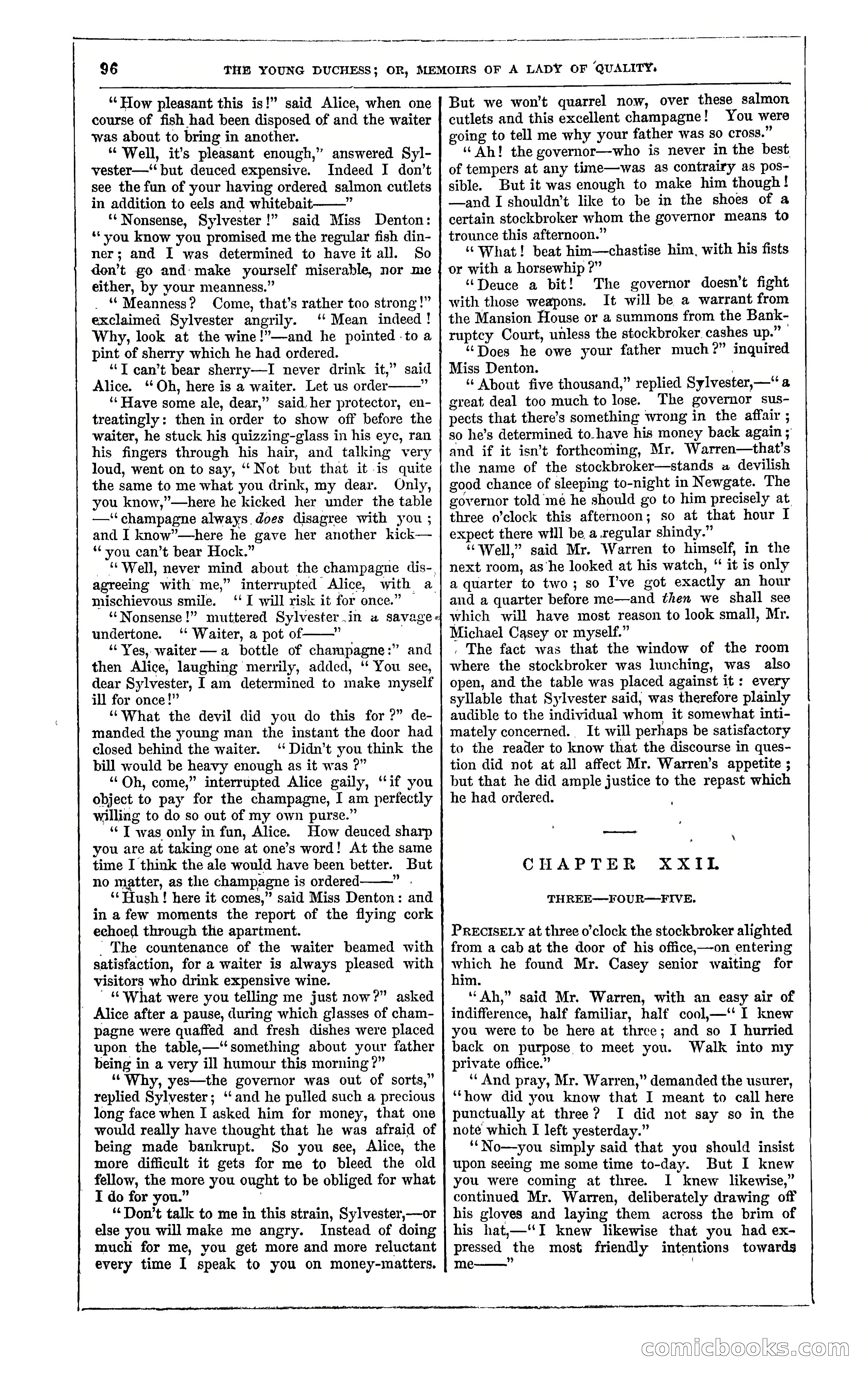 The Young Duchess; or, Memoirs of a Lady of Quality — page 110 of 400