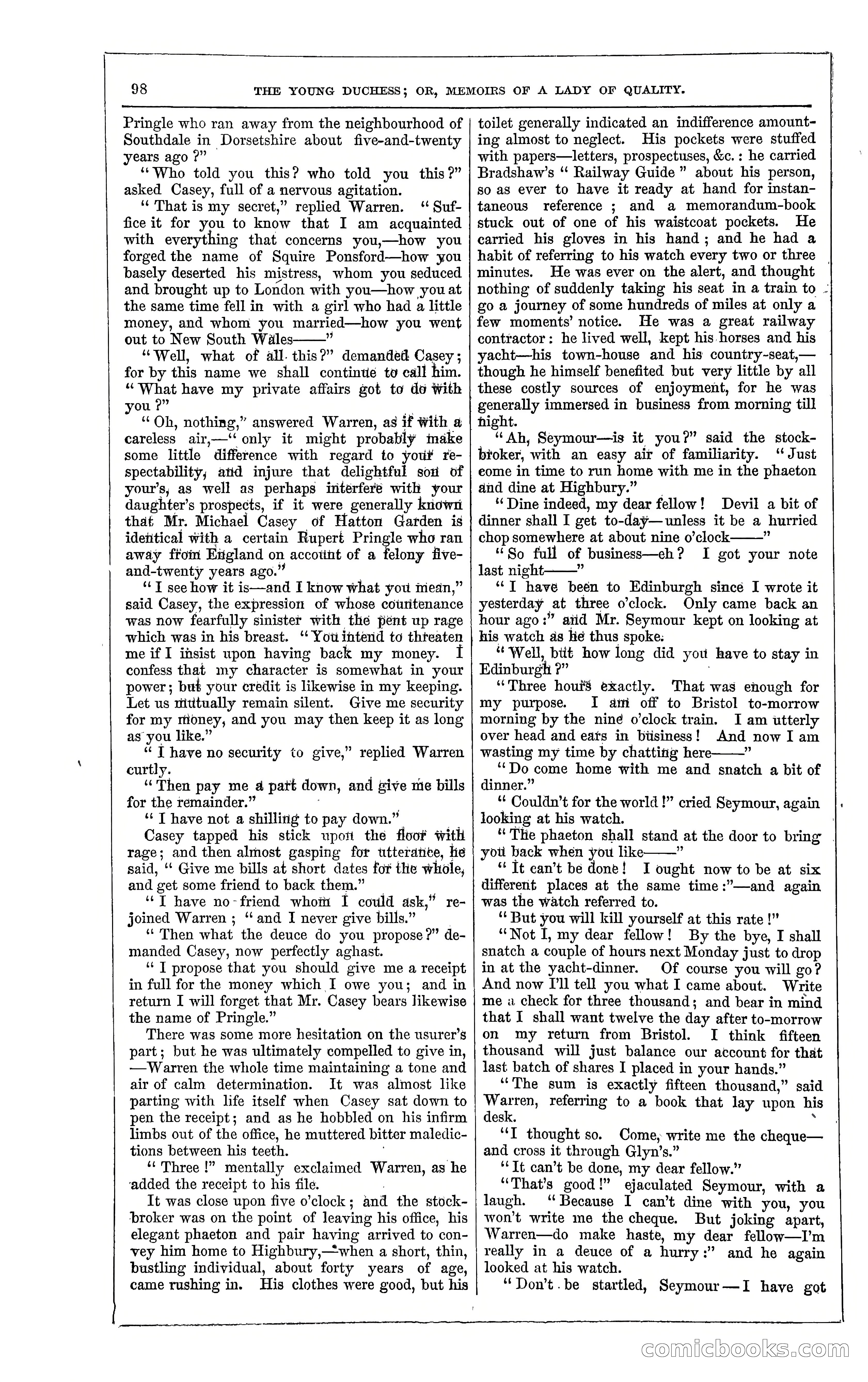 The Young Duchess; or, Memoirs of a Lady of Quality — page 112 of 400
