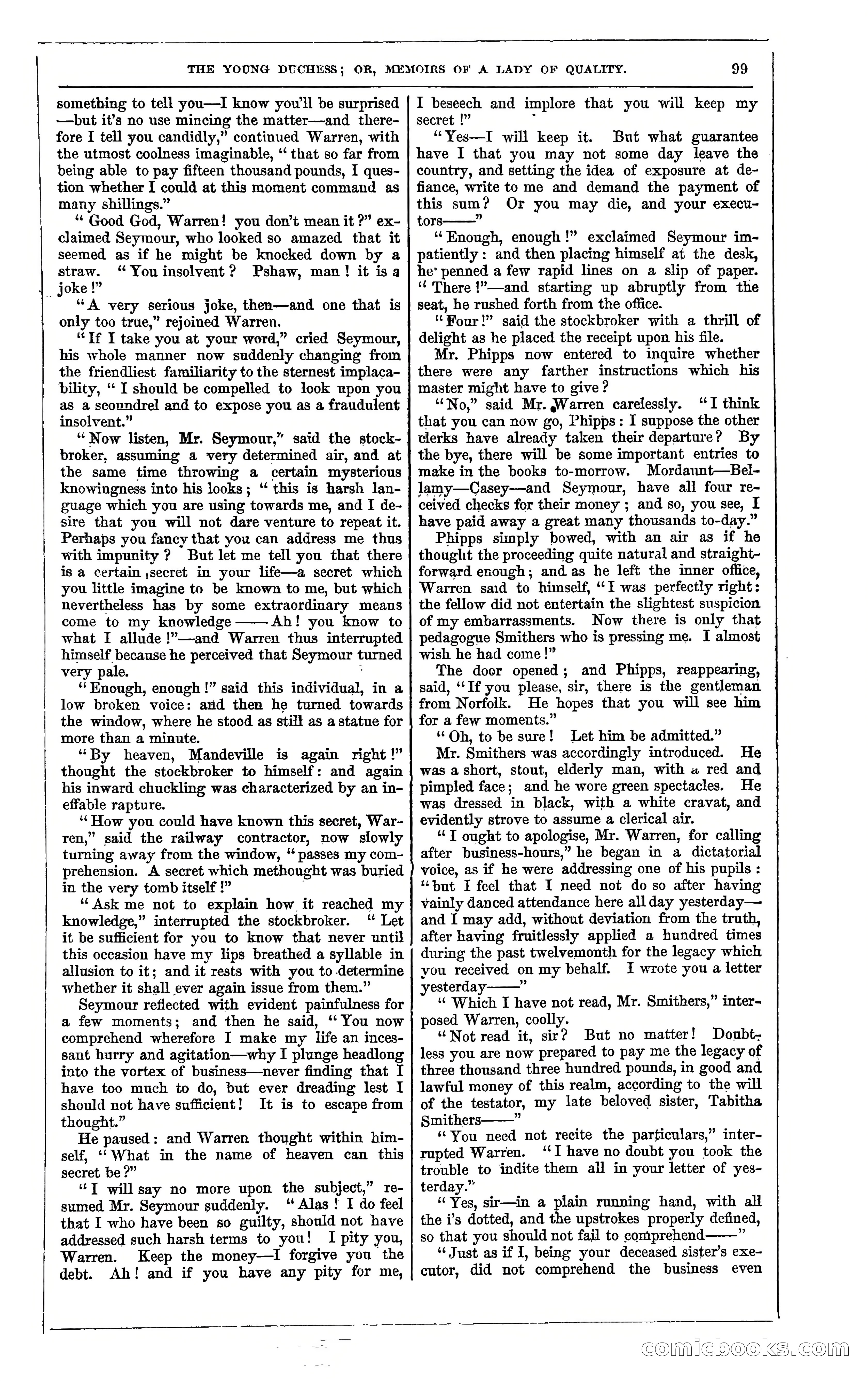 The Young Duchess; or, Memoirs of a Lady of Quality — page 113 of 400