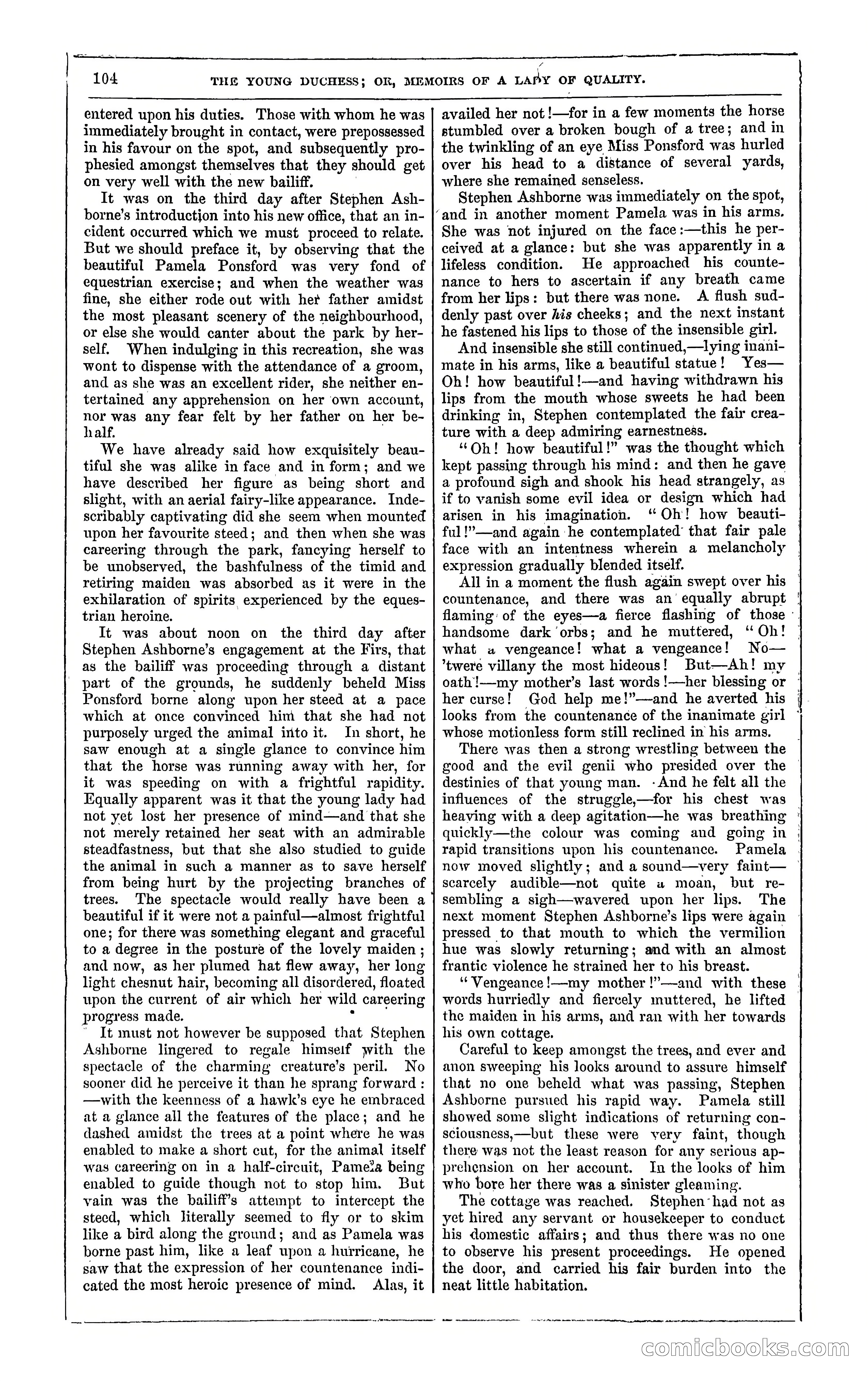 The Young Duchess; or, Memoirs of a Lady of Quality — page 118 of 400