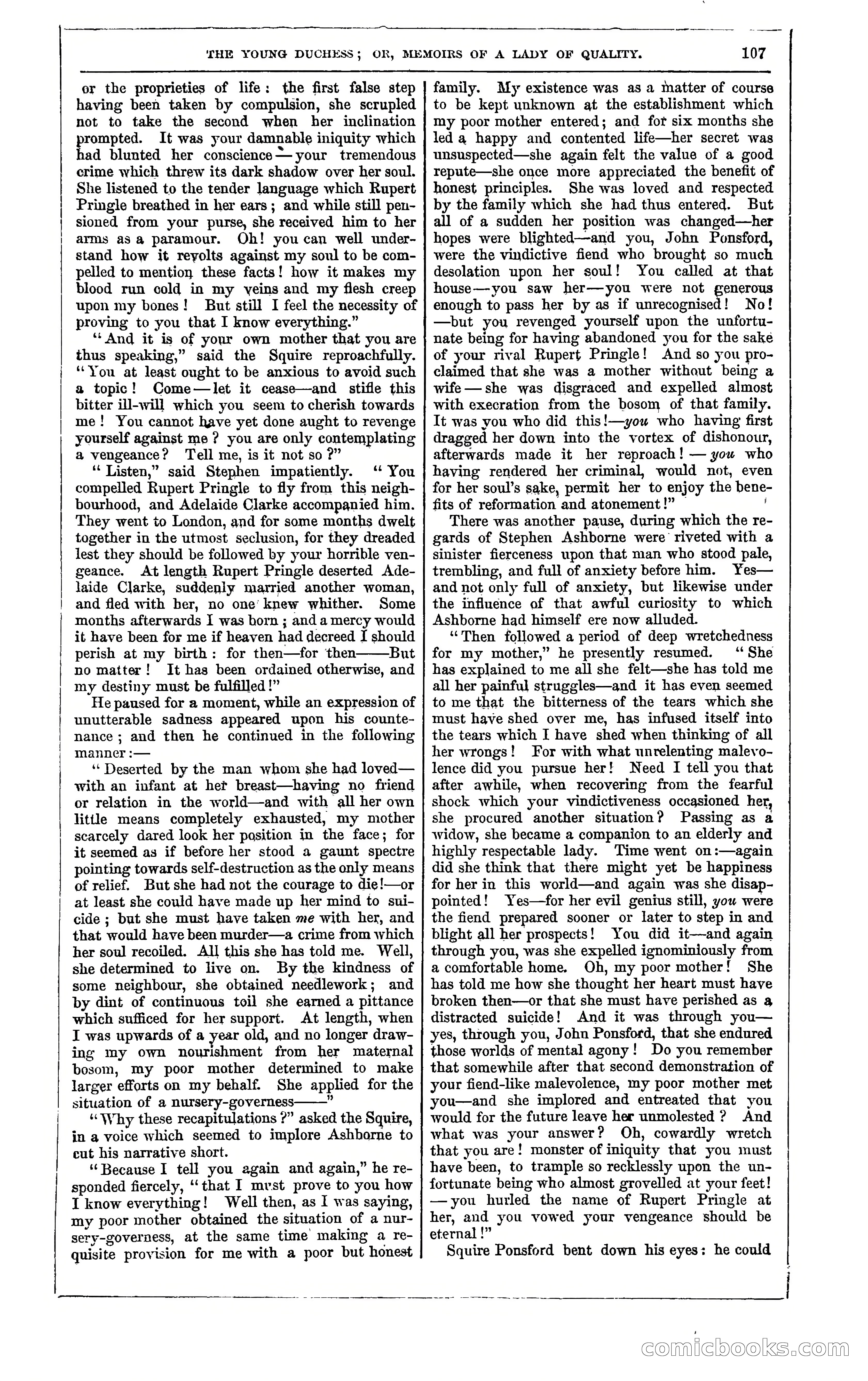 The Young Duchess; or, Memoirs of a Lady of Quality — page 121 of 400