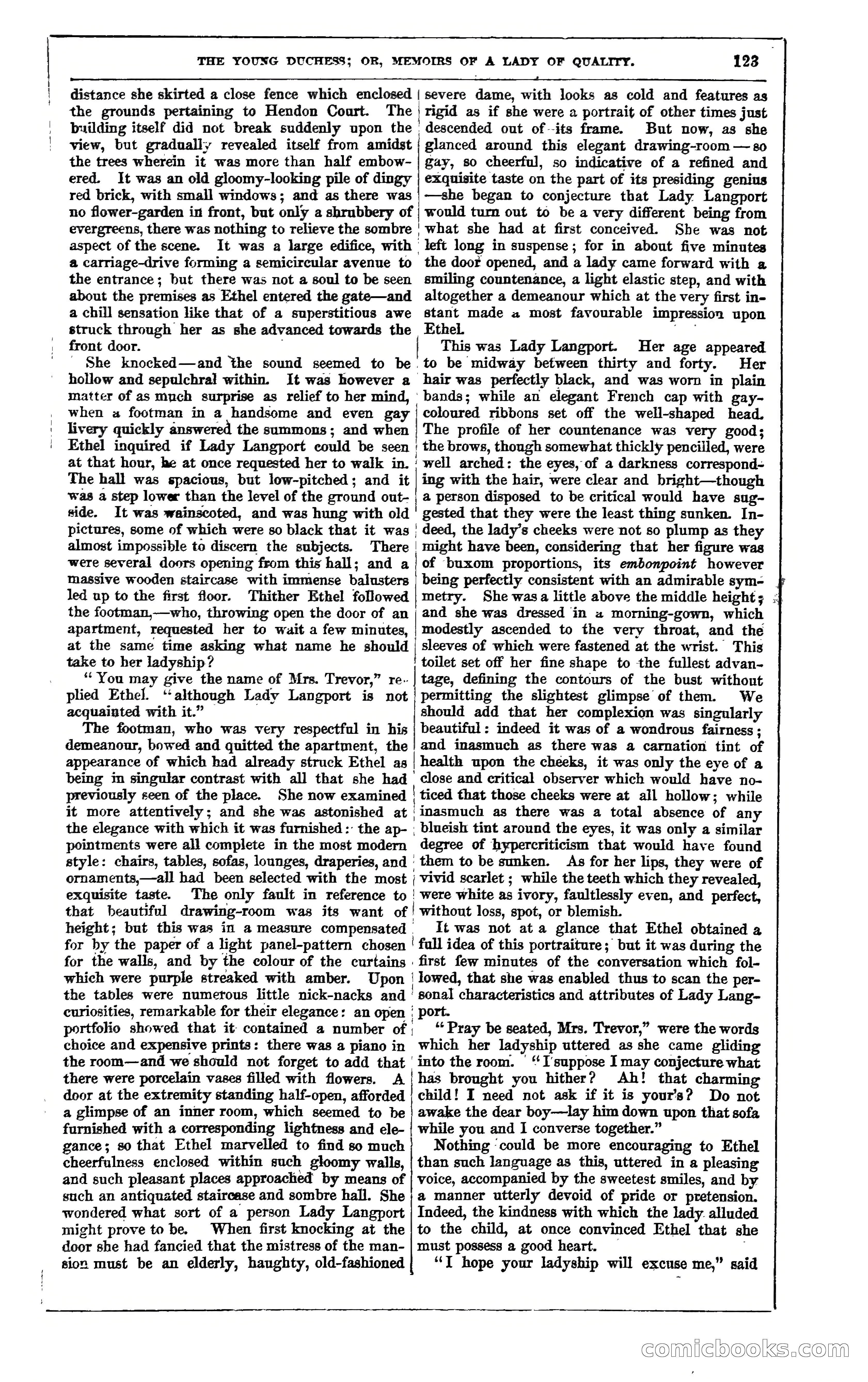 The Young Duchess; or, Memoirs of a Lady of Quality — page 137 of 400