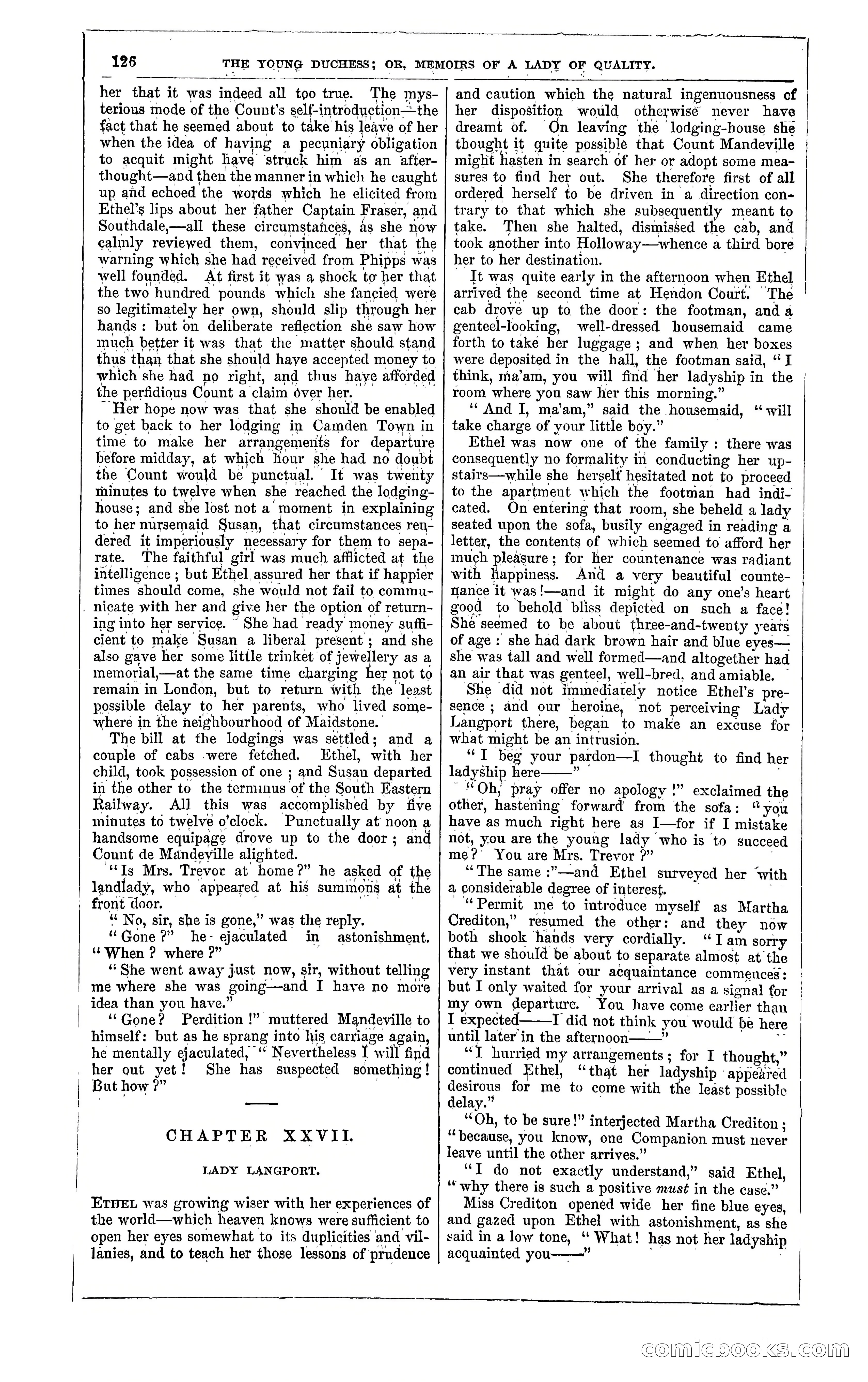 The Young Duchess; or, Memoirs of a Lady of Quality — page 140 of 400