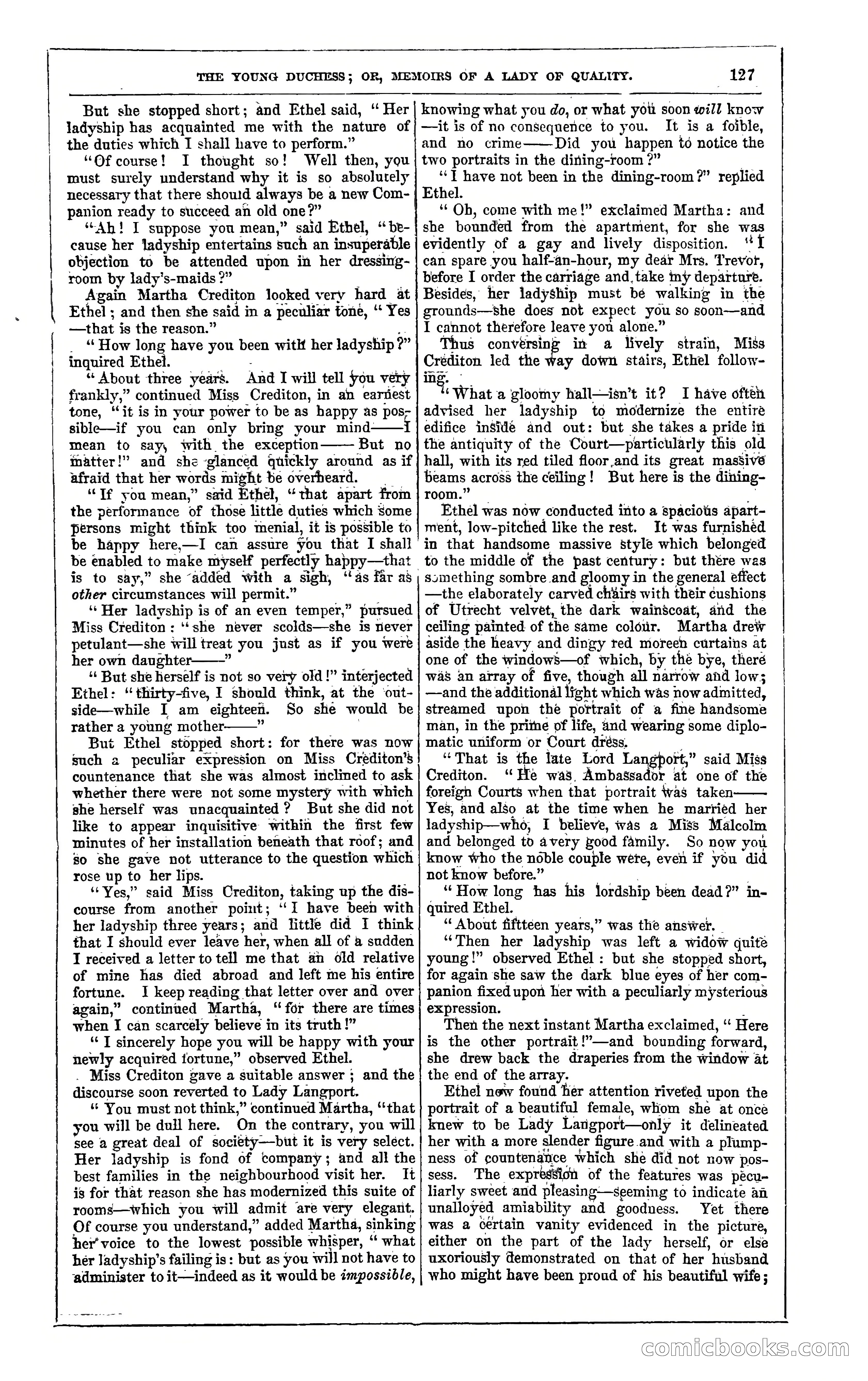 The Young Duchess; or, Memoirs of a Lady of Quality — page 141 of 400