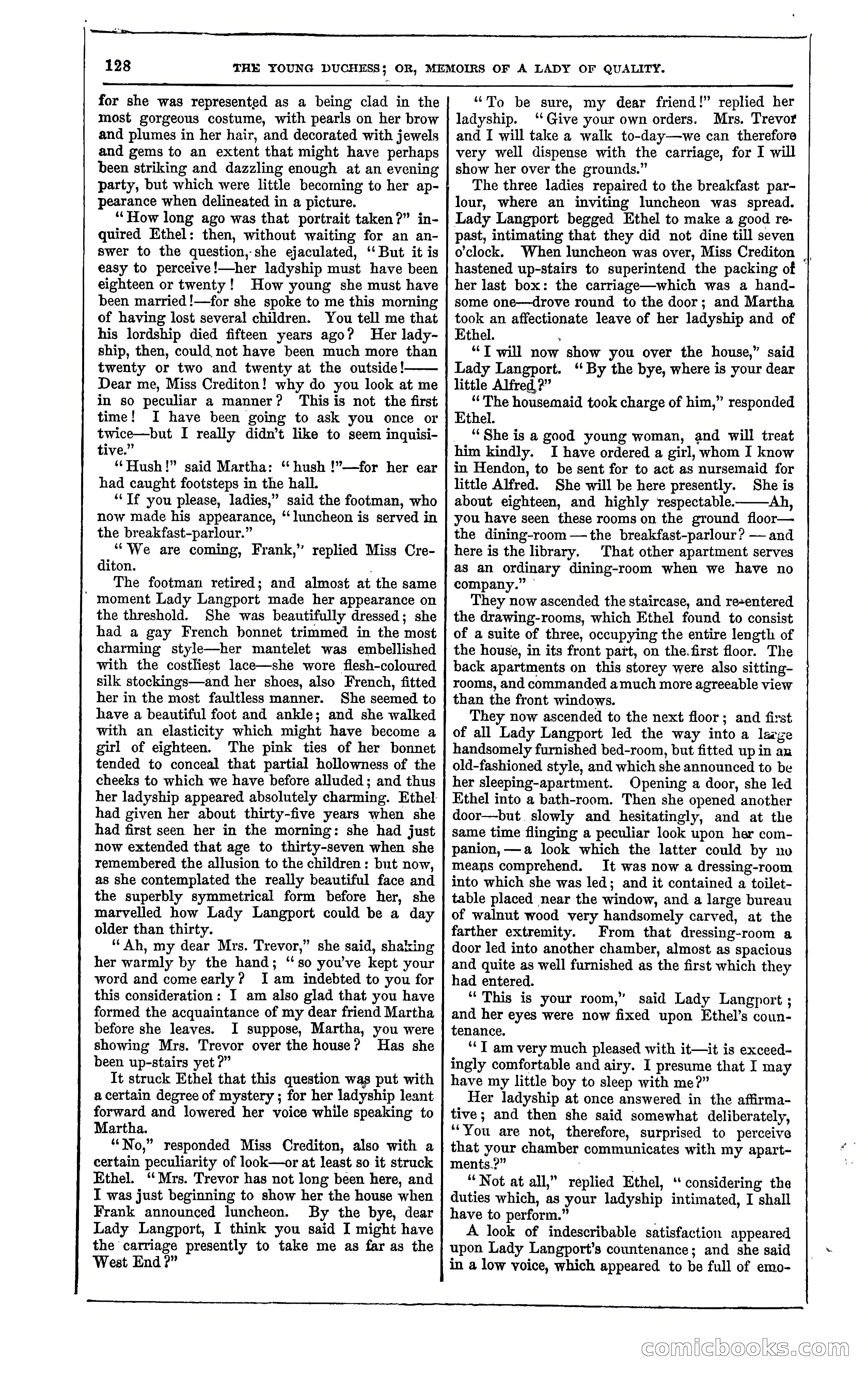 The Young Duchess; or, Memoirs of a Lady of Quality — page 142 of 400