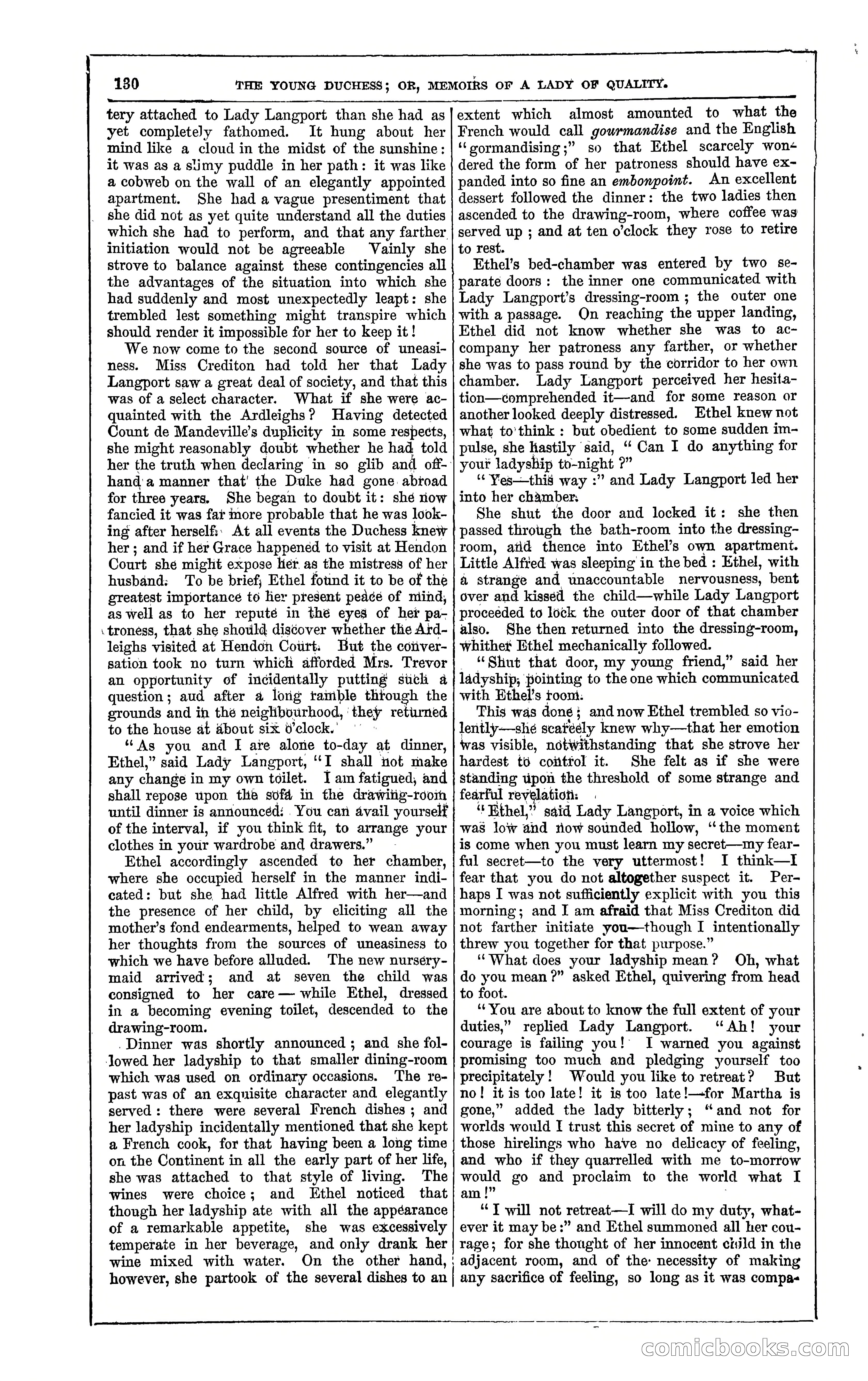 The Young Duchess; or, Memoirs of a Lady of Quality — page 144 of 400