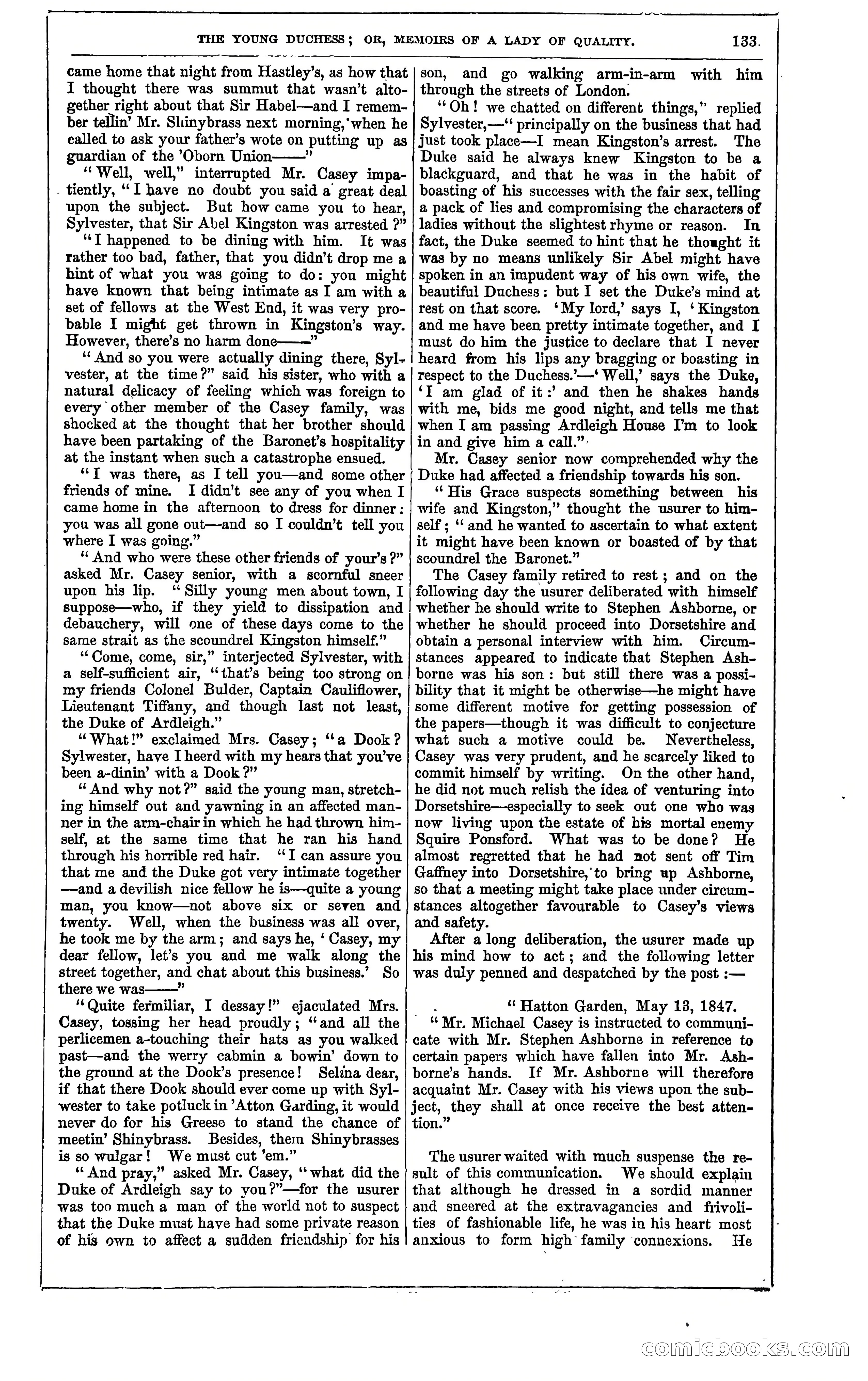 The Young Duchess; or, Memoirs of a Lady of Quality — page 147 of 400