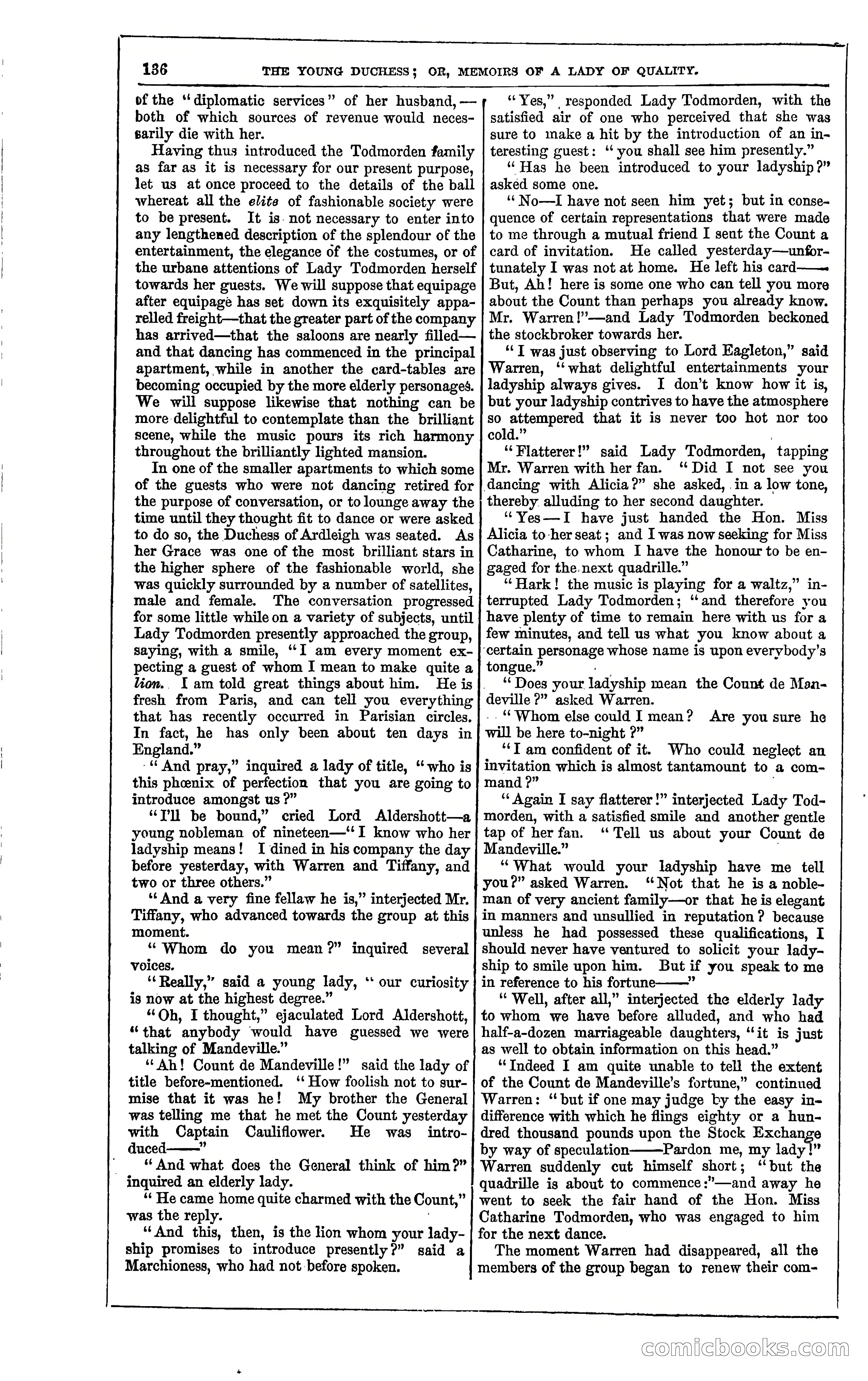 The Young Duchess; or, Memoirs of a Lady of Quality — page 150 of 400