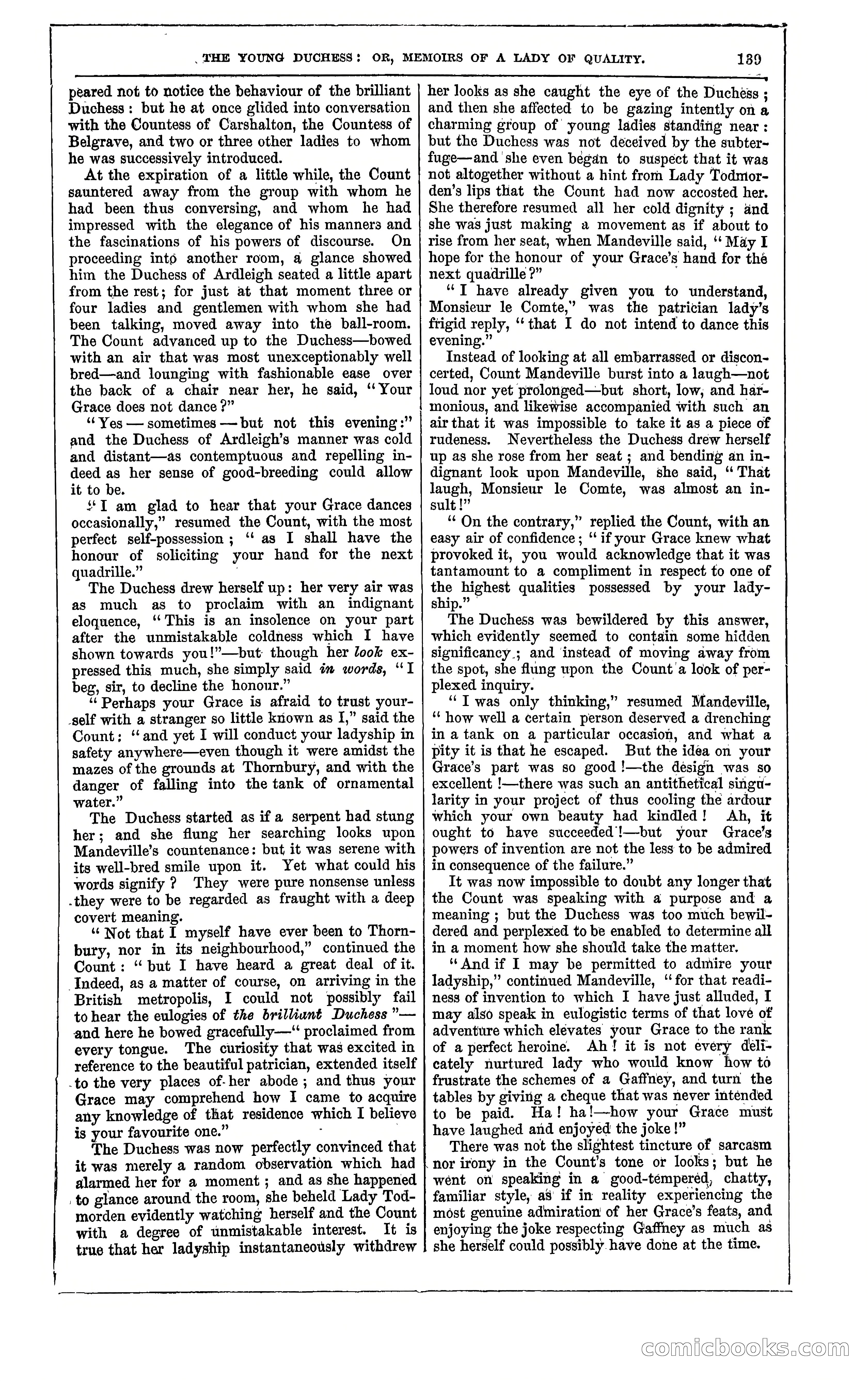 The Young Duchess; or, Memoirs of a Lady of Quality — page 153 of 400
