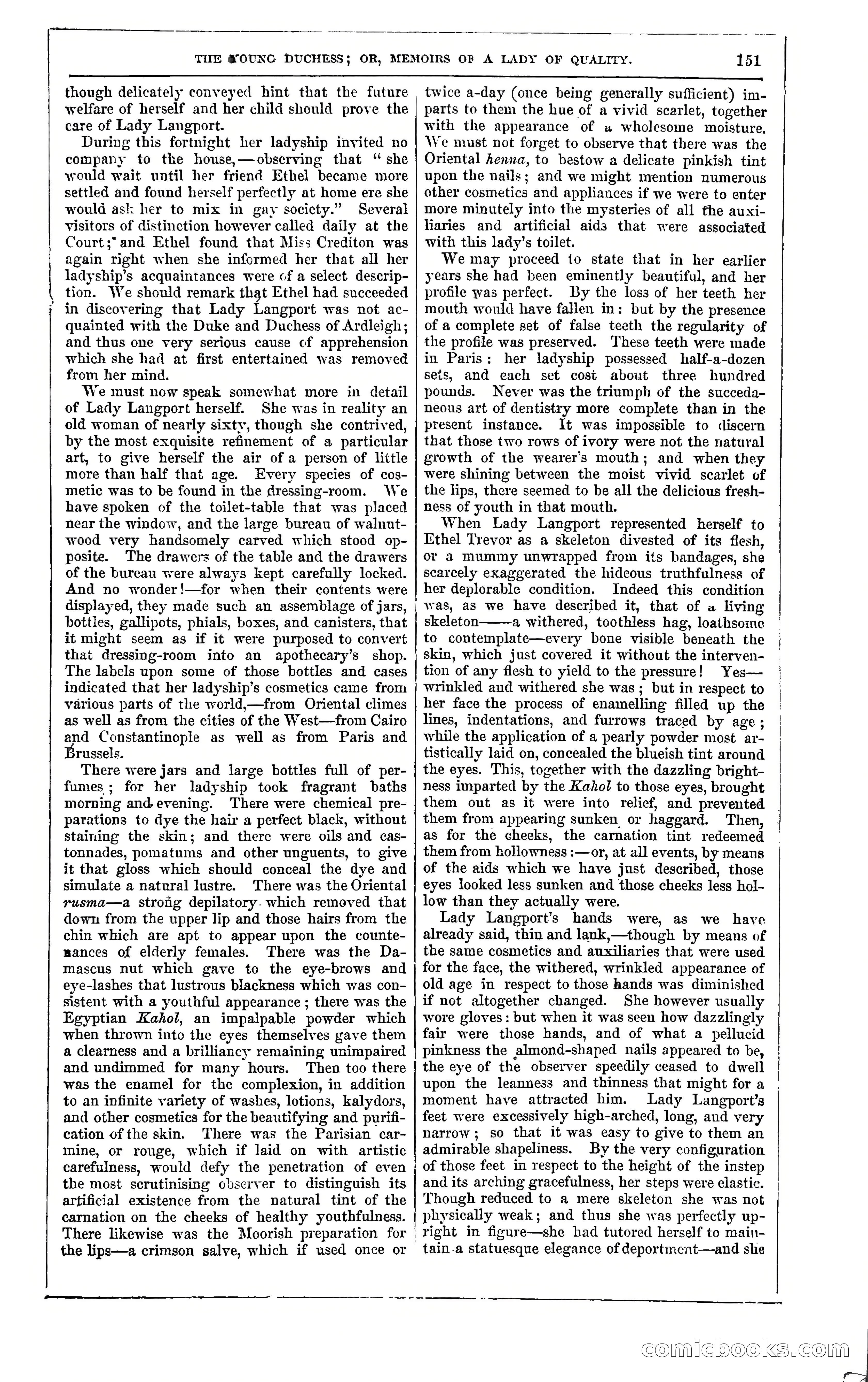 The Young Duchess; or, Memoirs of a Lady of Quality — page 165 of 400