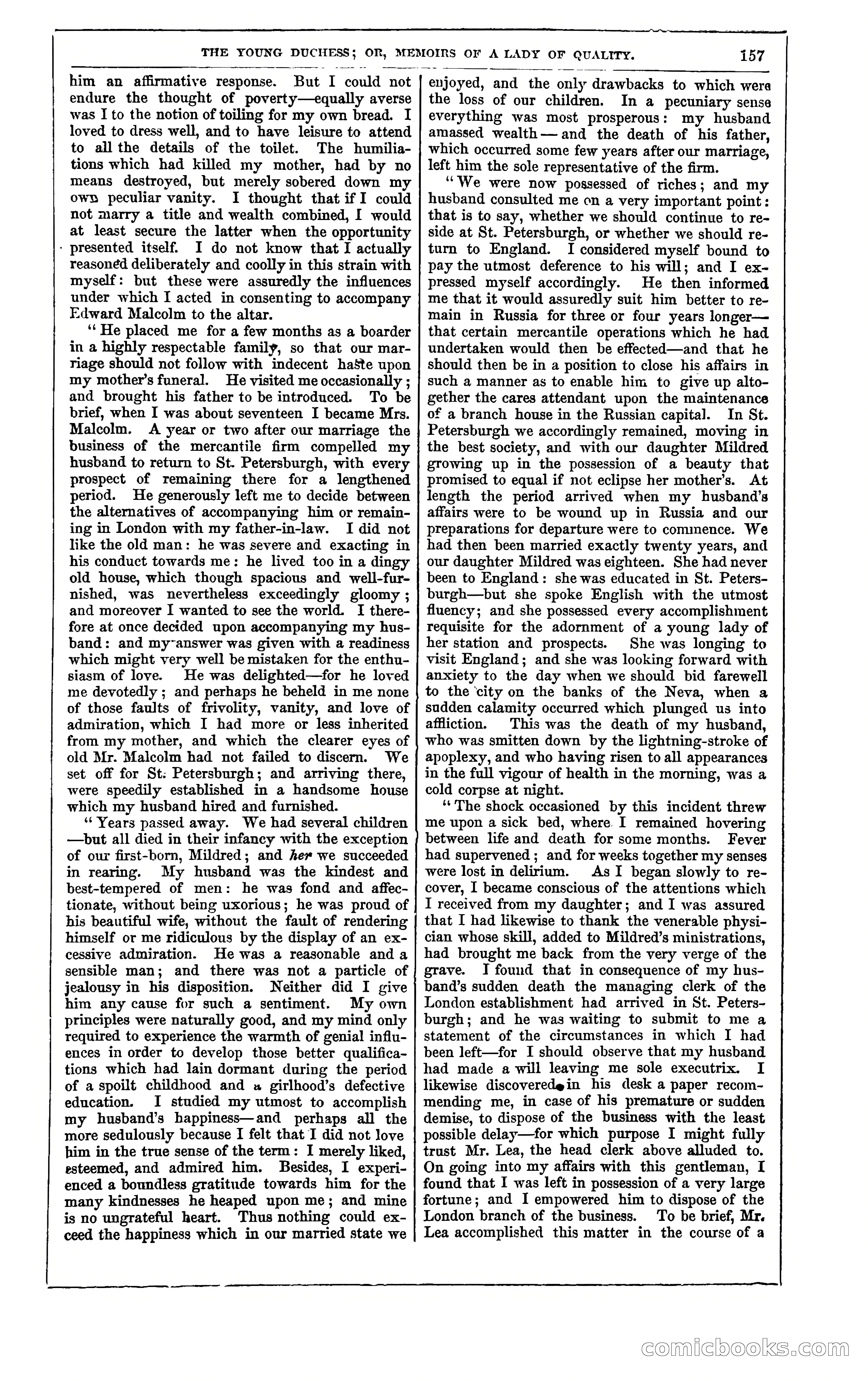 The Young Duchess; or, Memoirs of a Lady of Quality — page 171 of 400