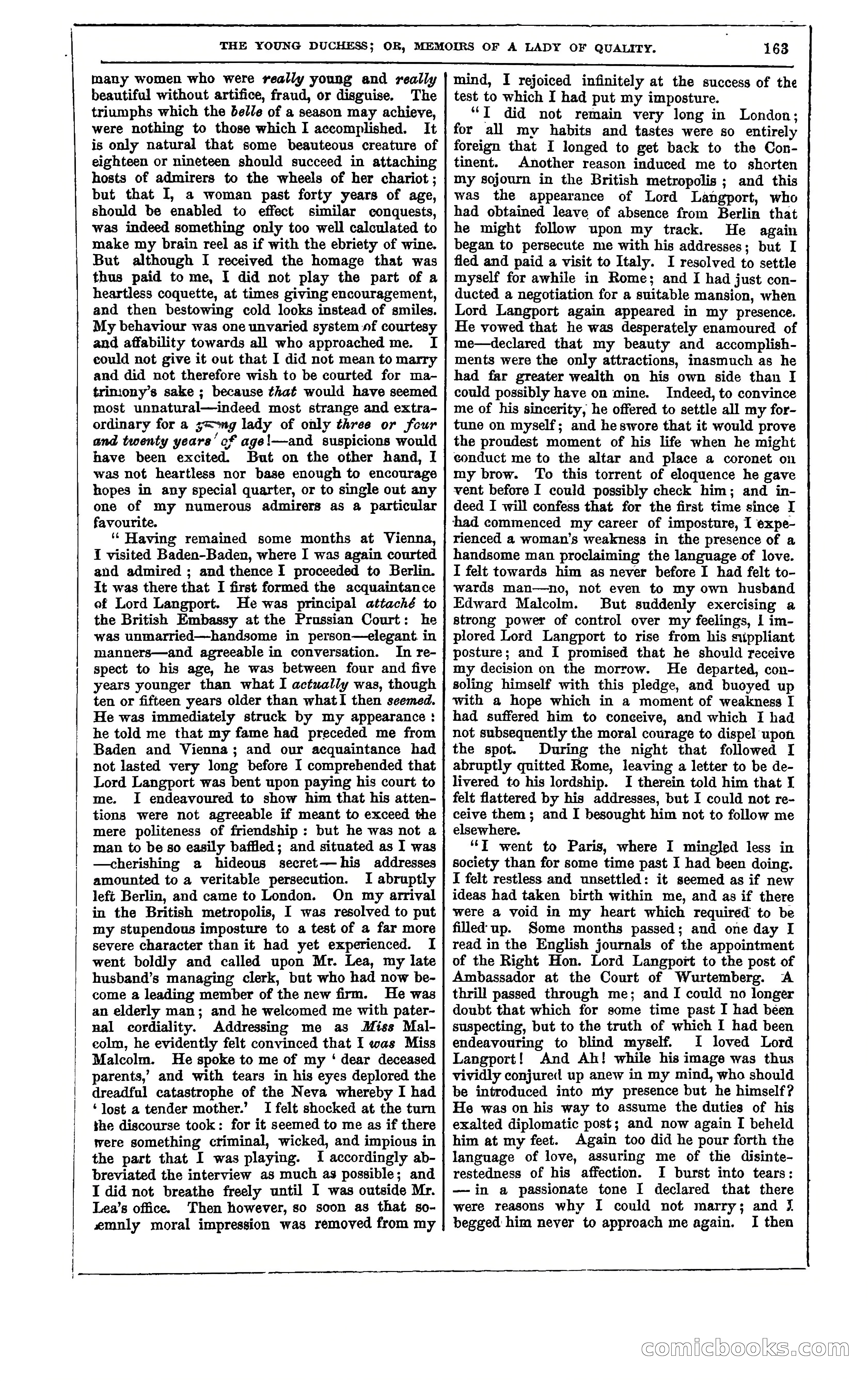 The Young Duchess; or, Memoirs of a Lady of Quality — page 177 of 400