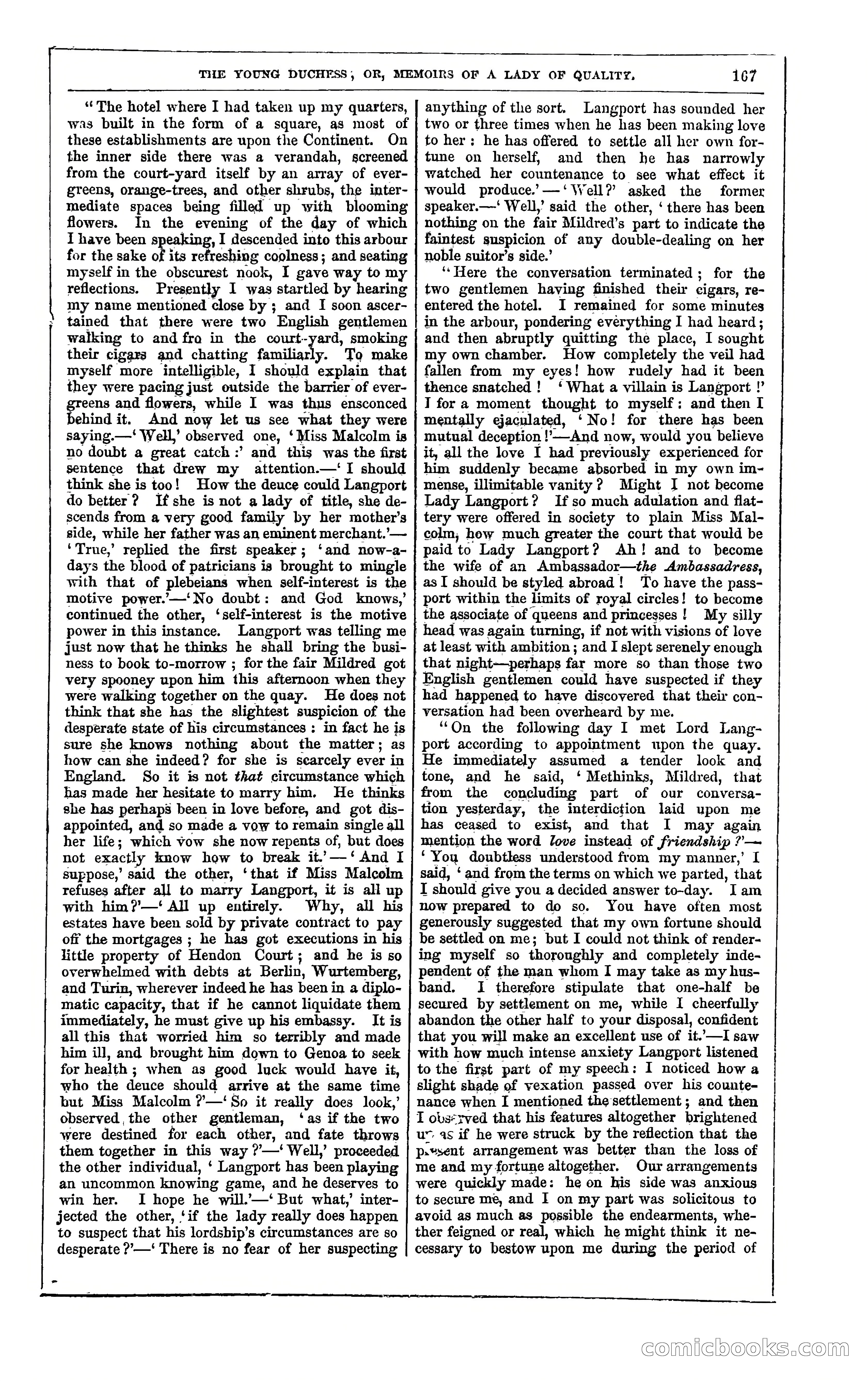 The Young Duchess; or, Memoirs of a Lady of Quality — page 181 of 400