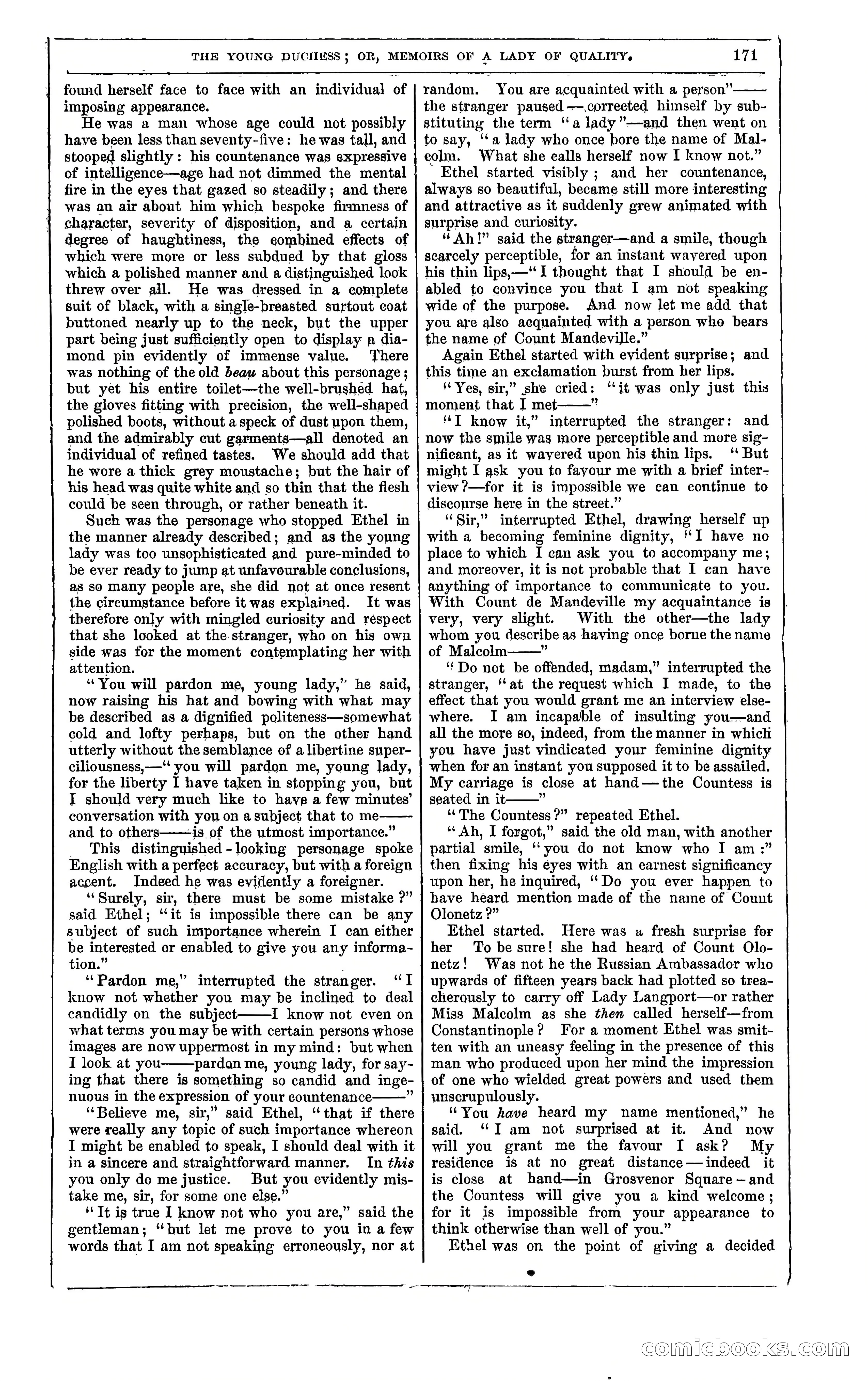 The Young Duchess; or, Memoirs of a Lady of Quality — page 185 of 400