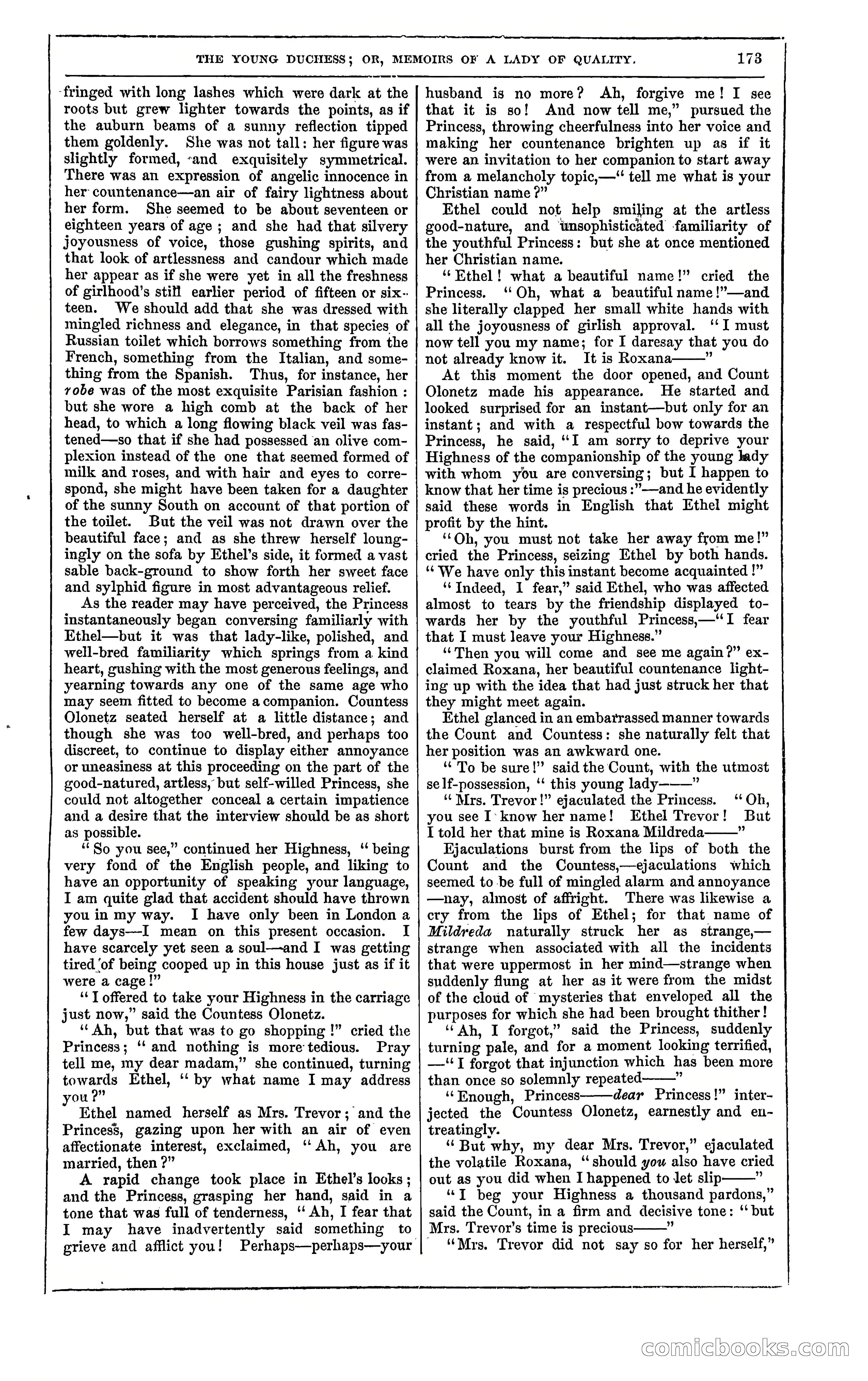 The Young Duchess; or, Memoirs of a Lady of Quality — page 187 of 400