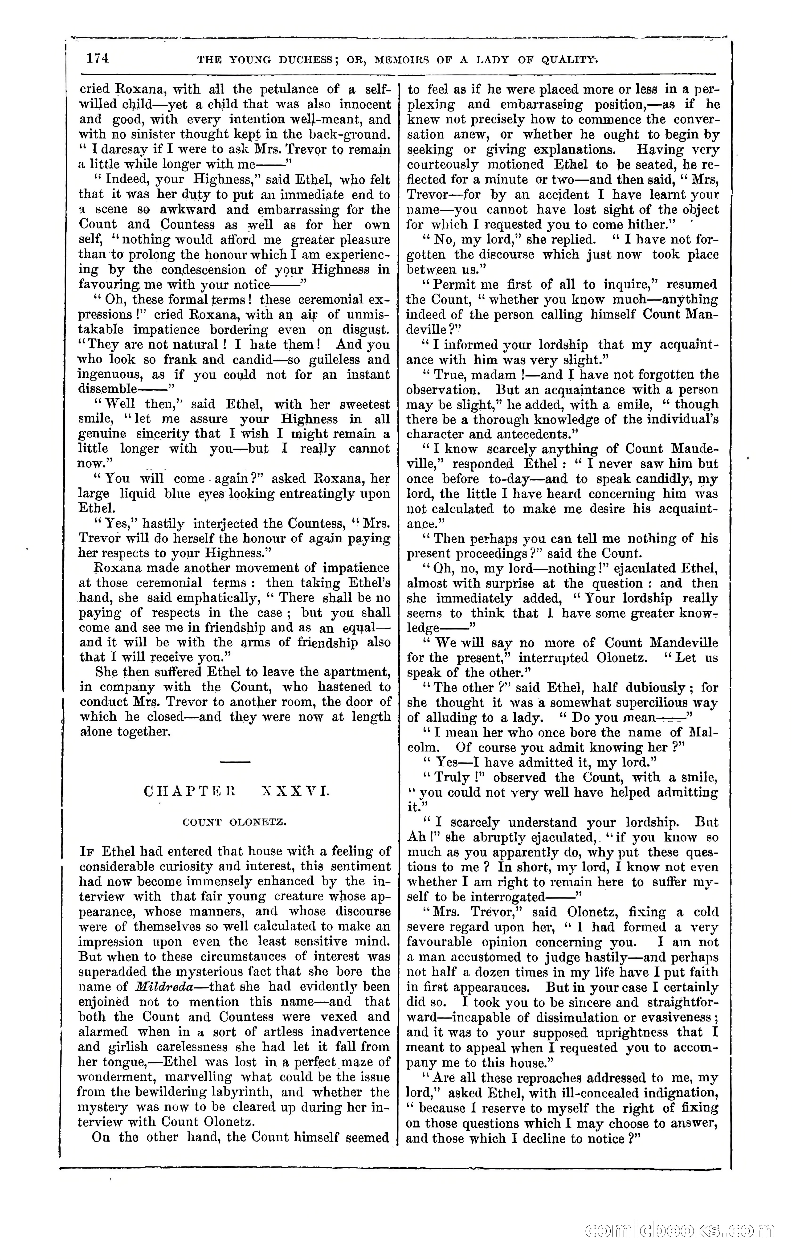 The Young Duchess; or, Memoirs of a Lady of Quality — page 188 of 400