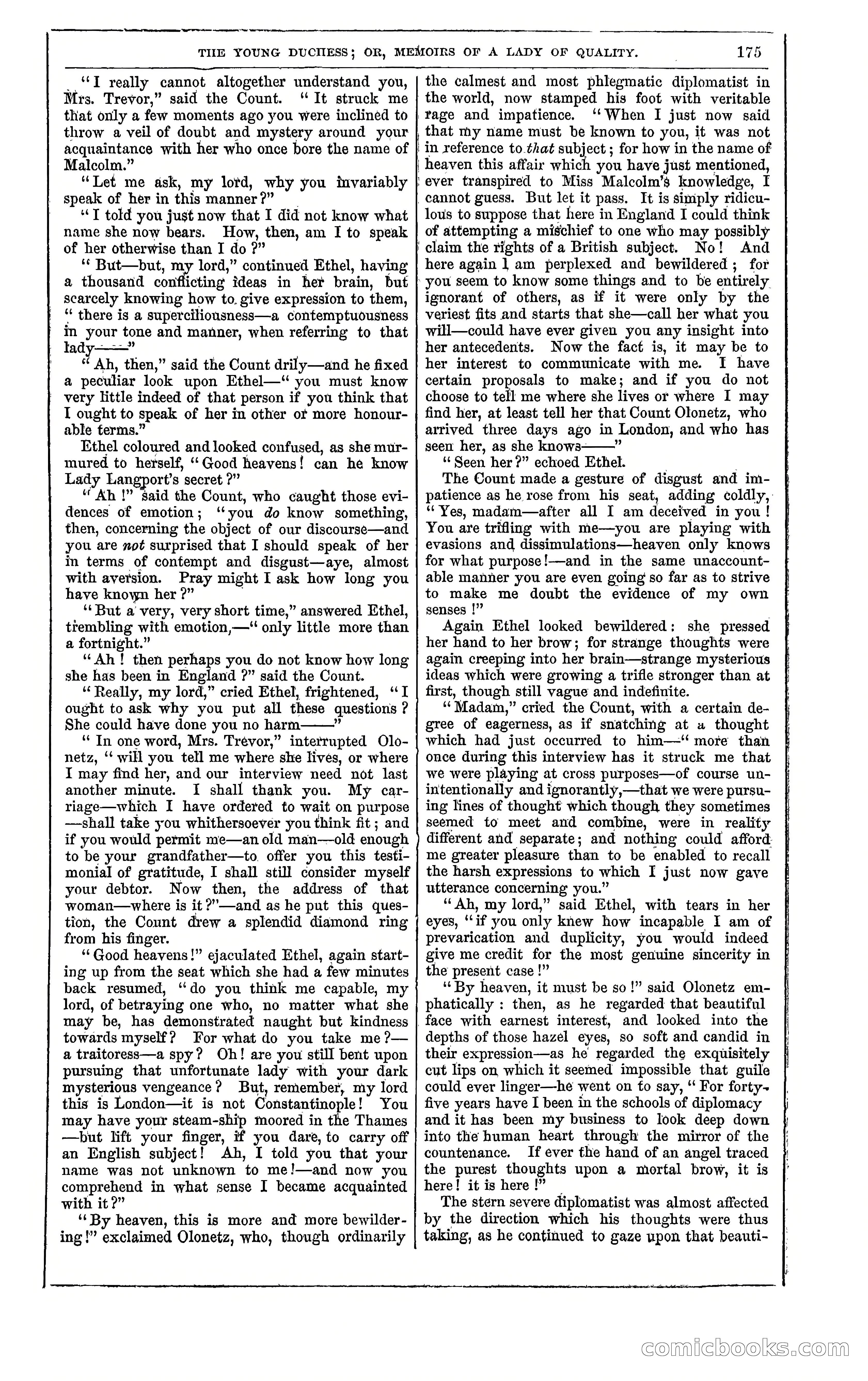 The Young Duchess; or, Memoirs of a Lady of Quality — page 189 of 400