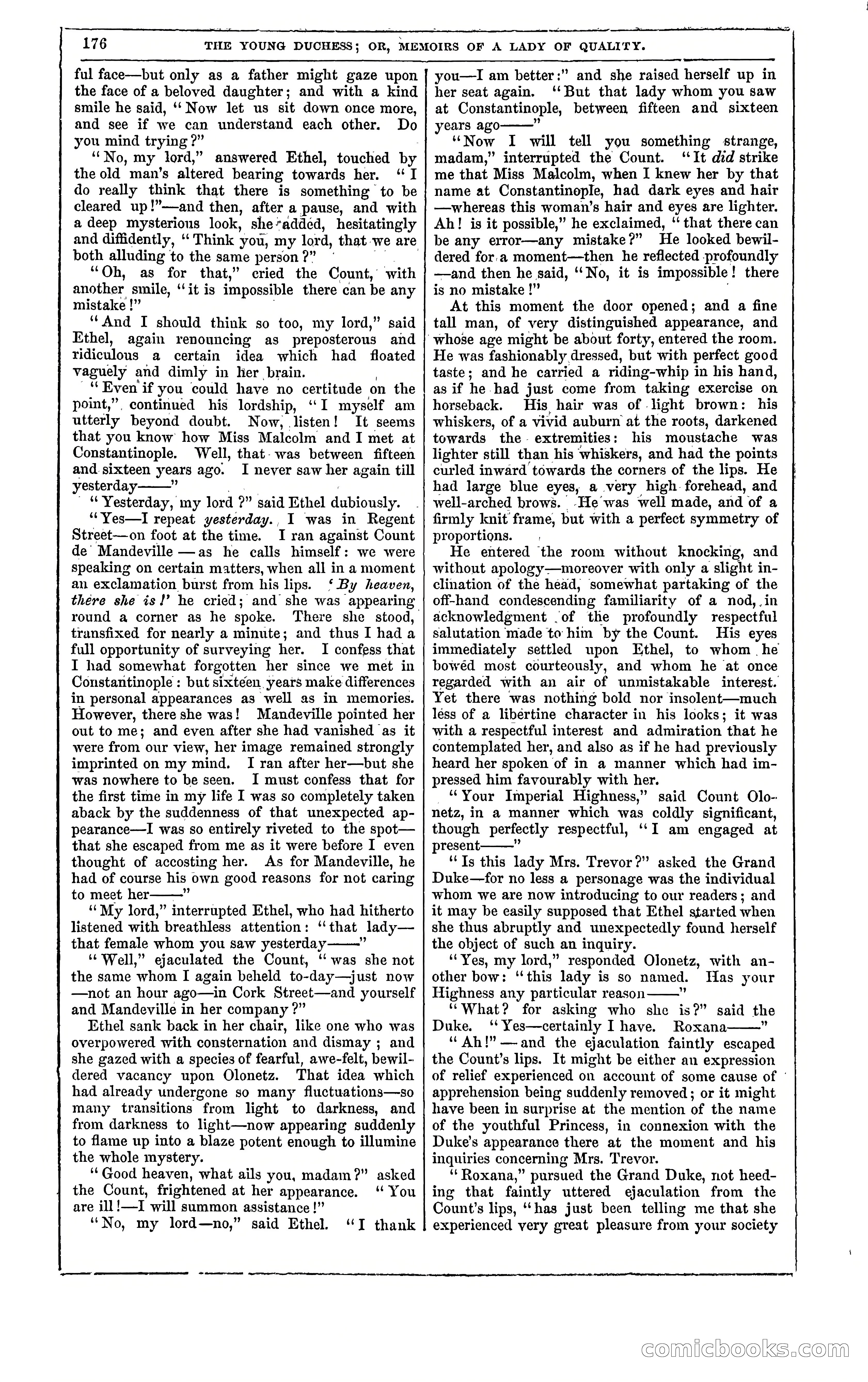 The Young Duchess; or, Memoirs of a Lady of Quality — page 190 of 400