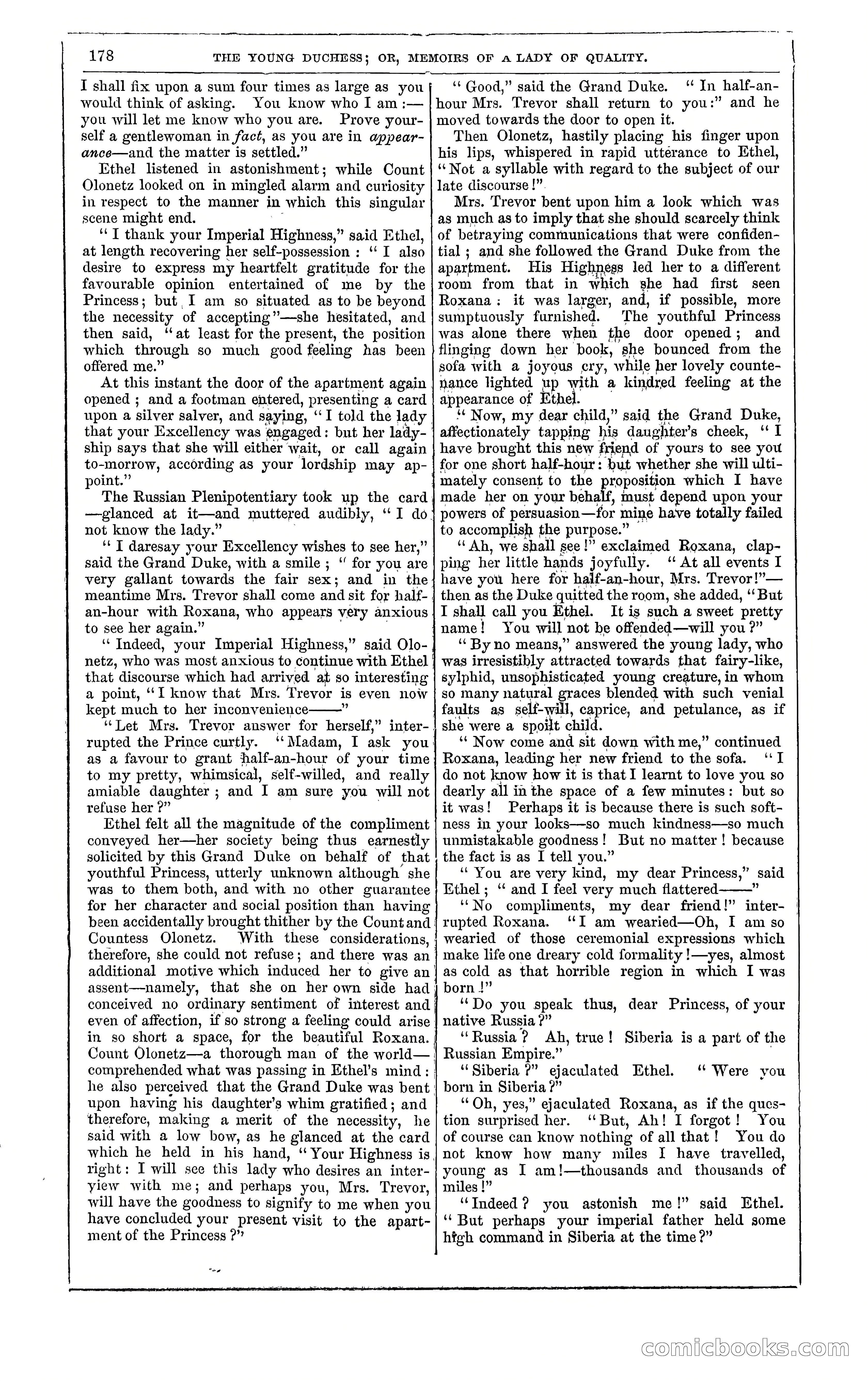 The Young Duchess; or, Memoirs of a Lady of Quality — page 192 of 400