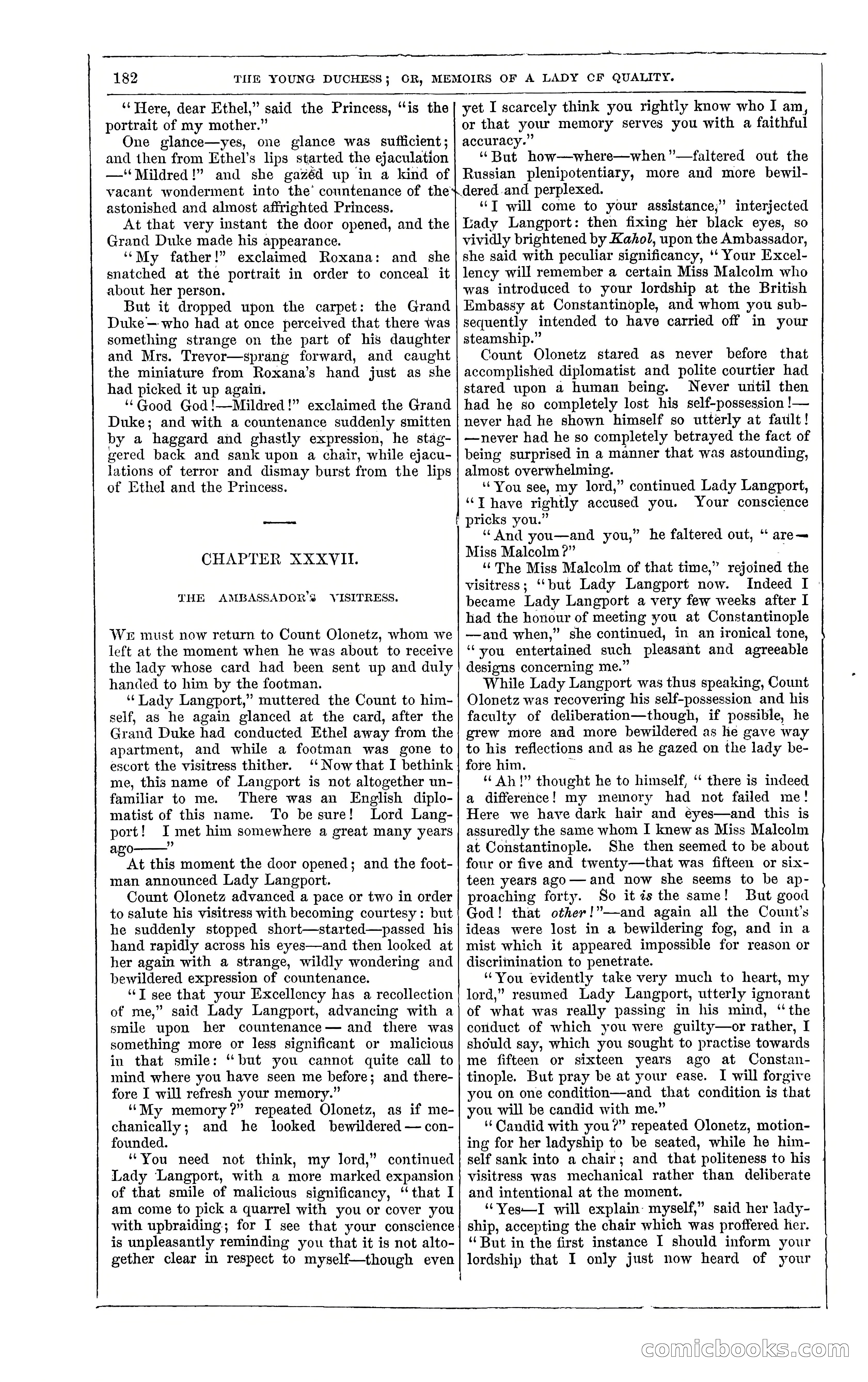 The Young Duchess; or, Memoirs of a Lady of Quality — page 196 of 400
