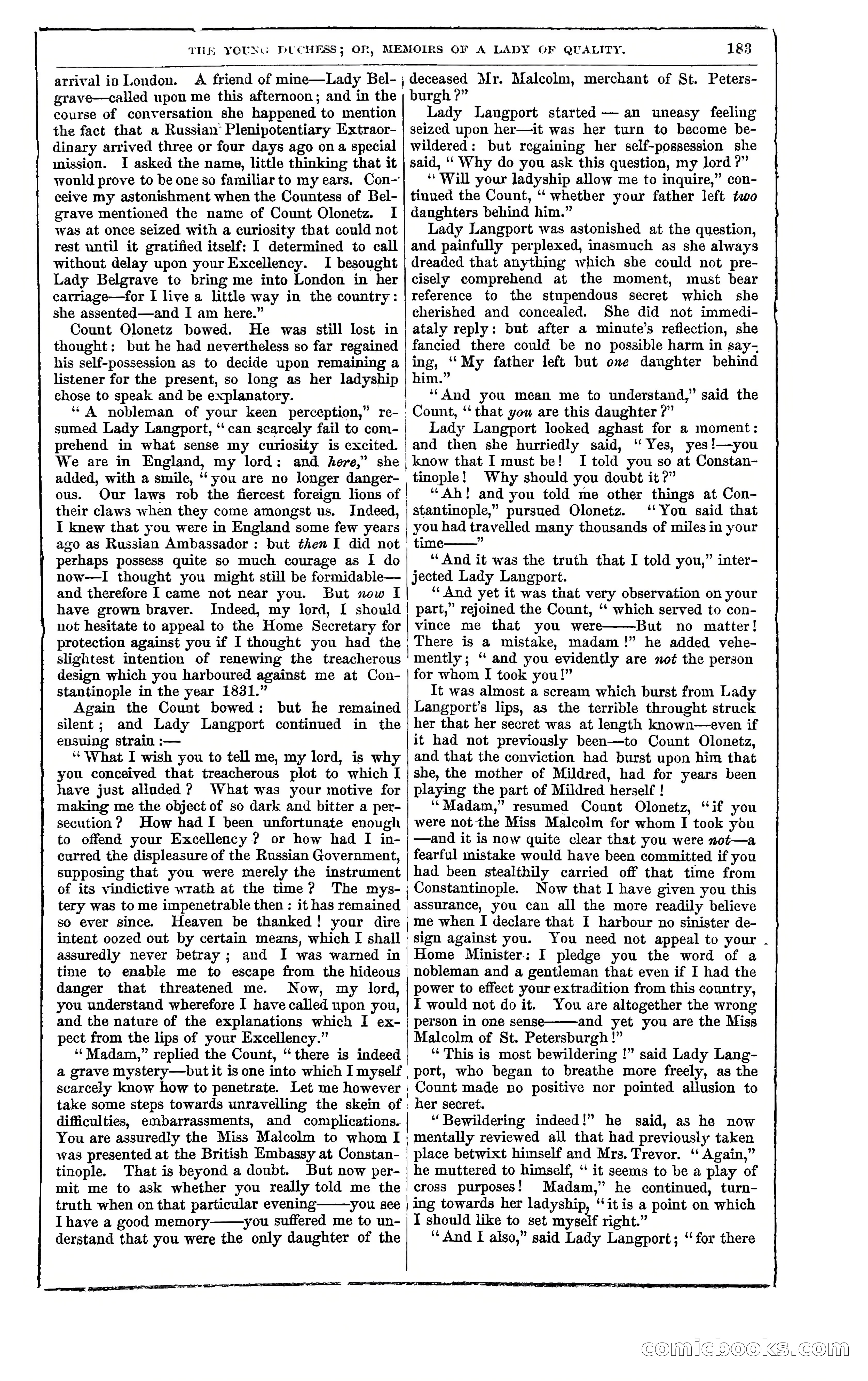 The Young Duchess; or, Memoirs of a Lady of Quality — page 197 of 400