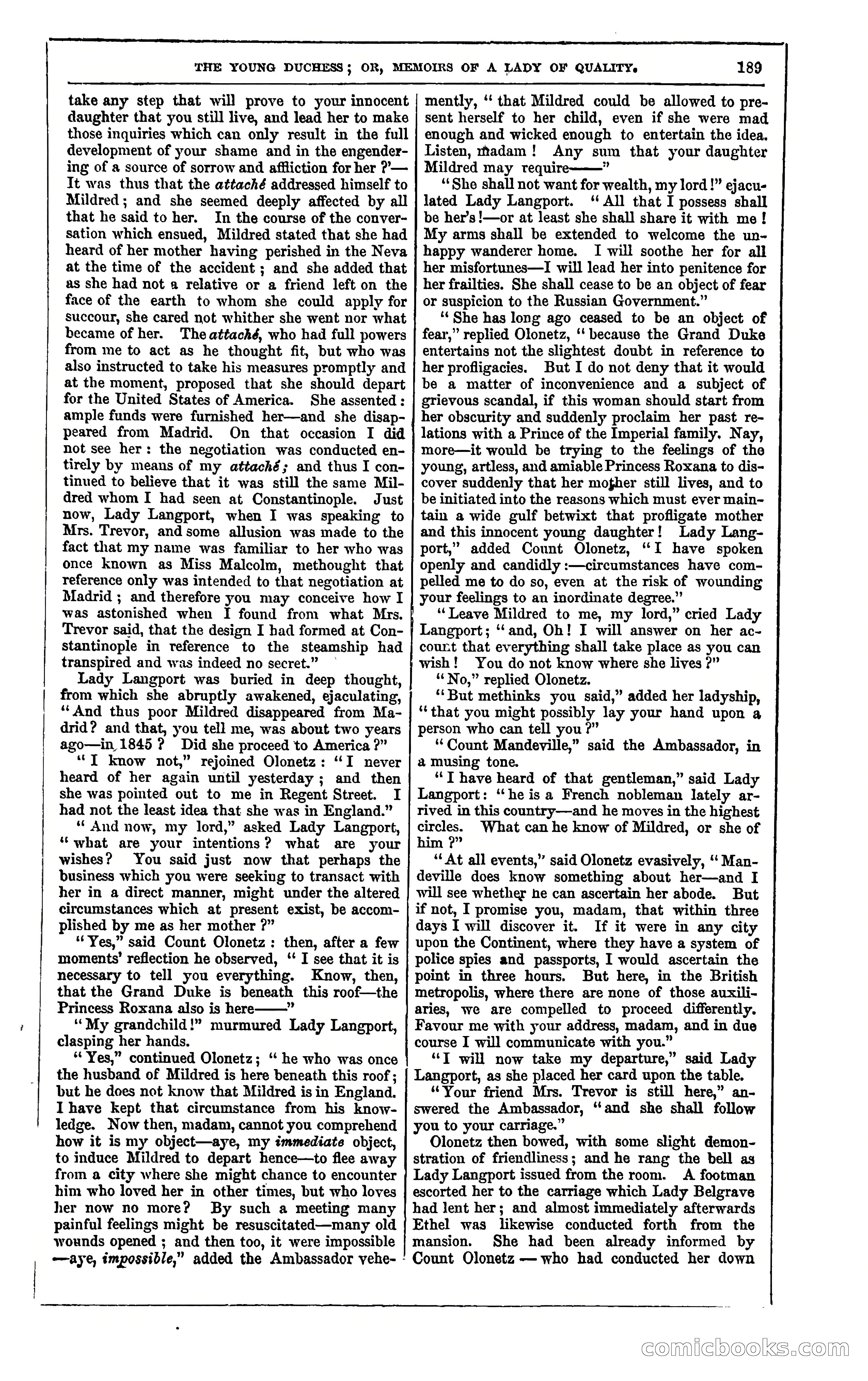 The Young Duchess; or, Memoirs of a Lady of Quality — page 203 of 400