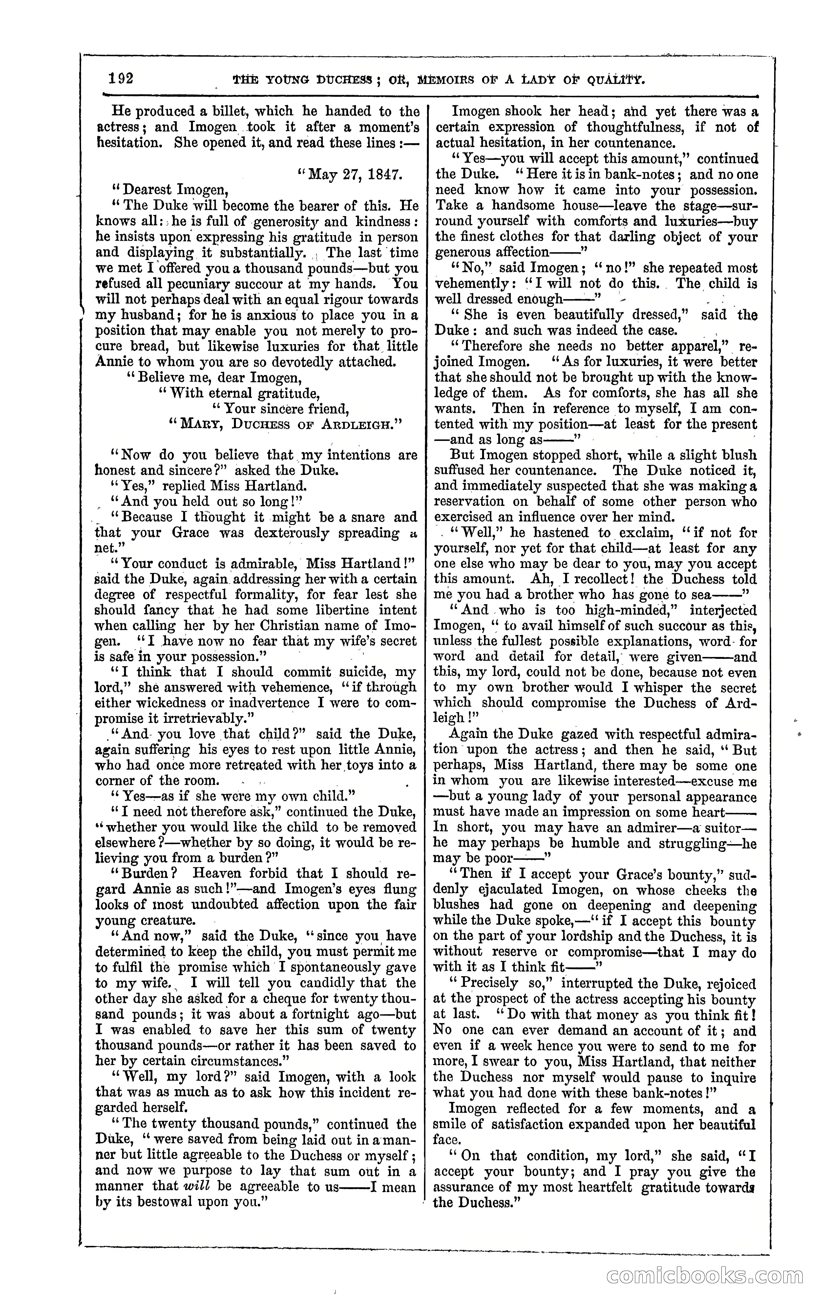 The Young Duchess; or, Memoirs of a Lady of Quality — page 206 of 400