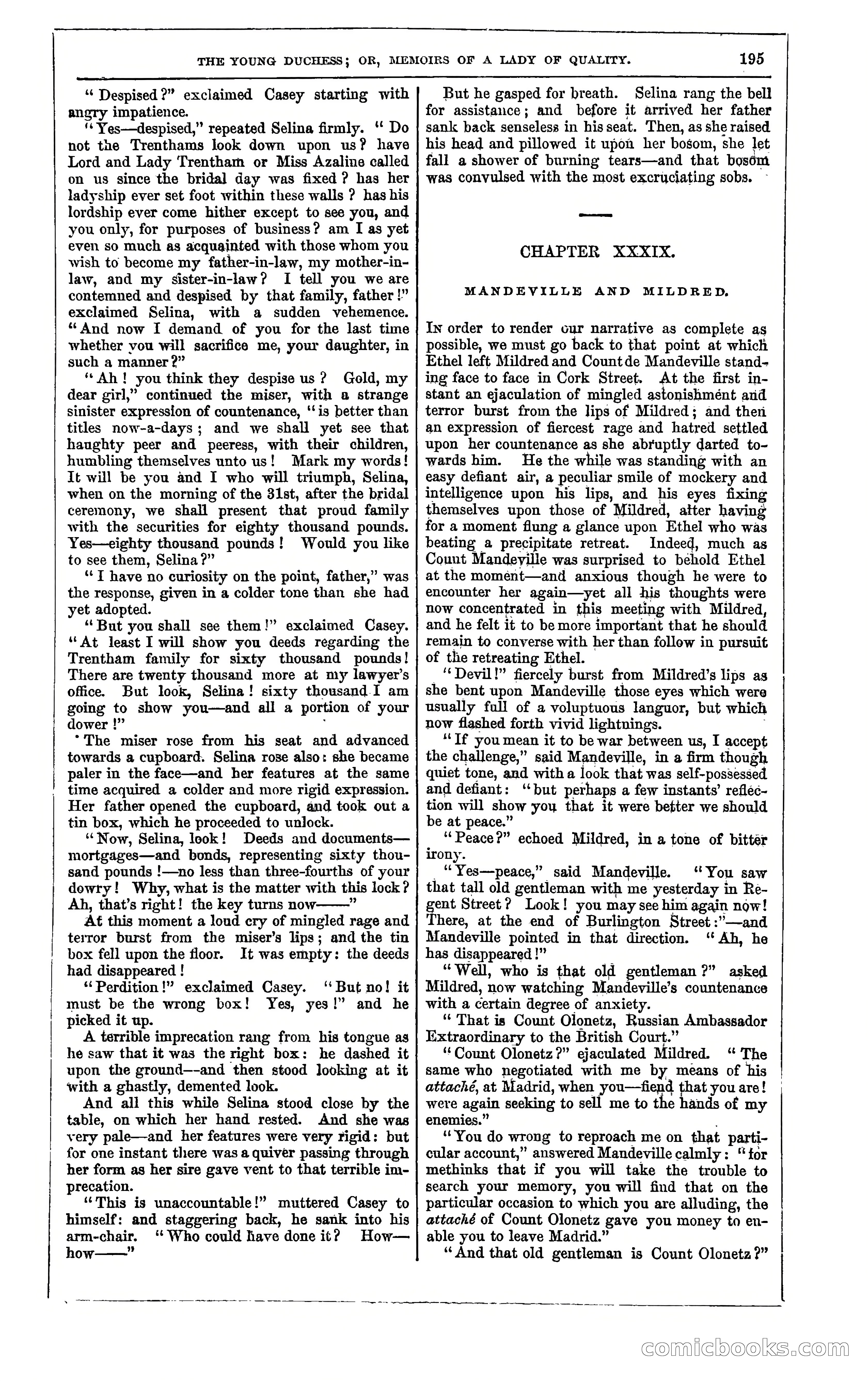 The Young Duchess; or, Memoirs of a Lady of Quality — page 209 of 400