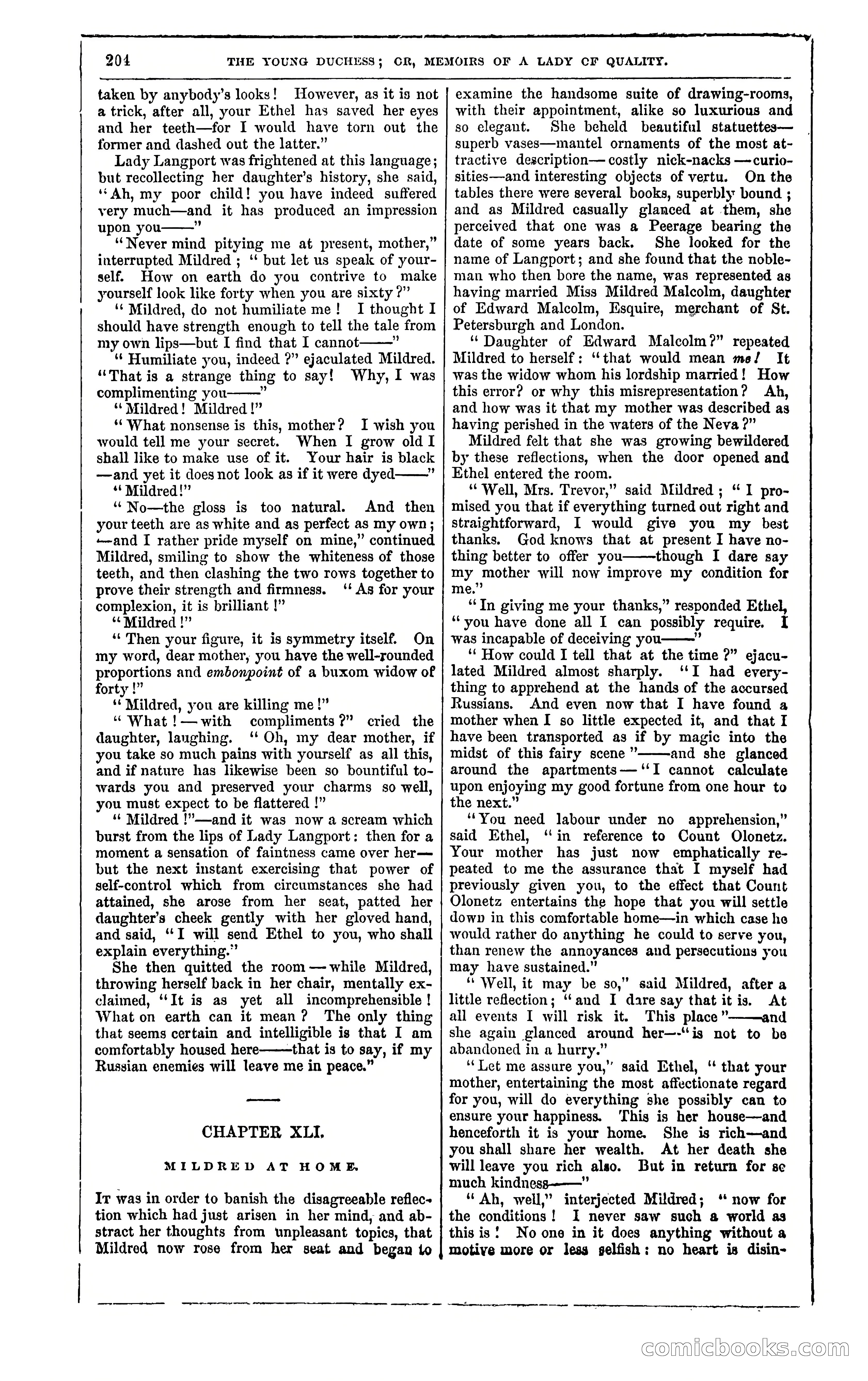 The Young Duchess; or, Memoirs of a Lady of Quality — page 218 of 400