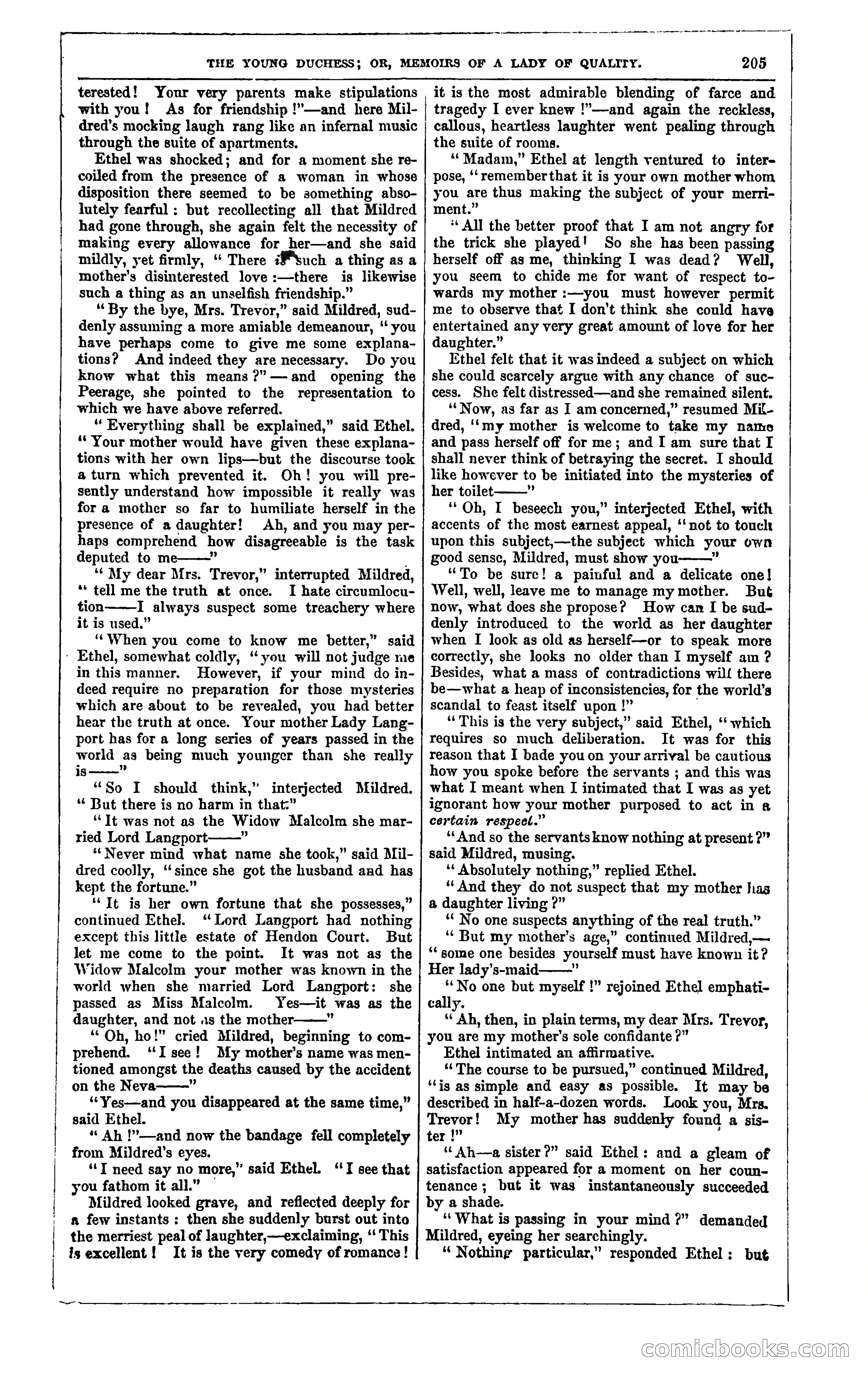 The Young Duchess; or, Memoirs of a Lady of Quality — page 219 of 400