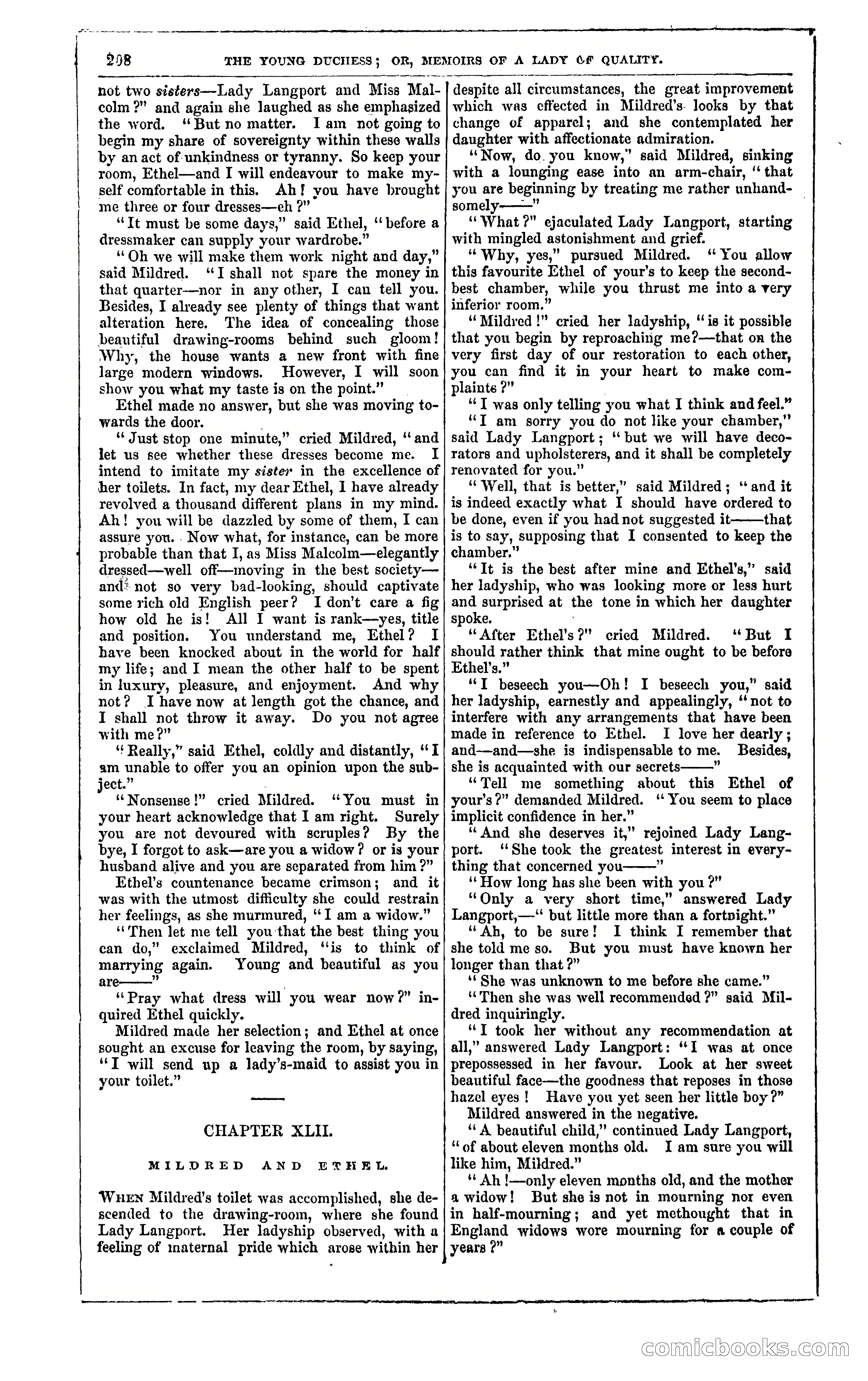 The Young Duchess; or, Memoirs of a Lady of Quality — page 222 of 400