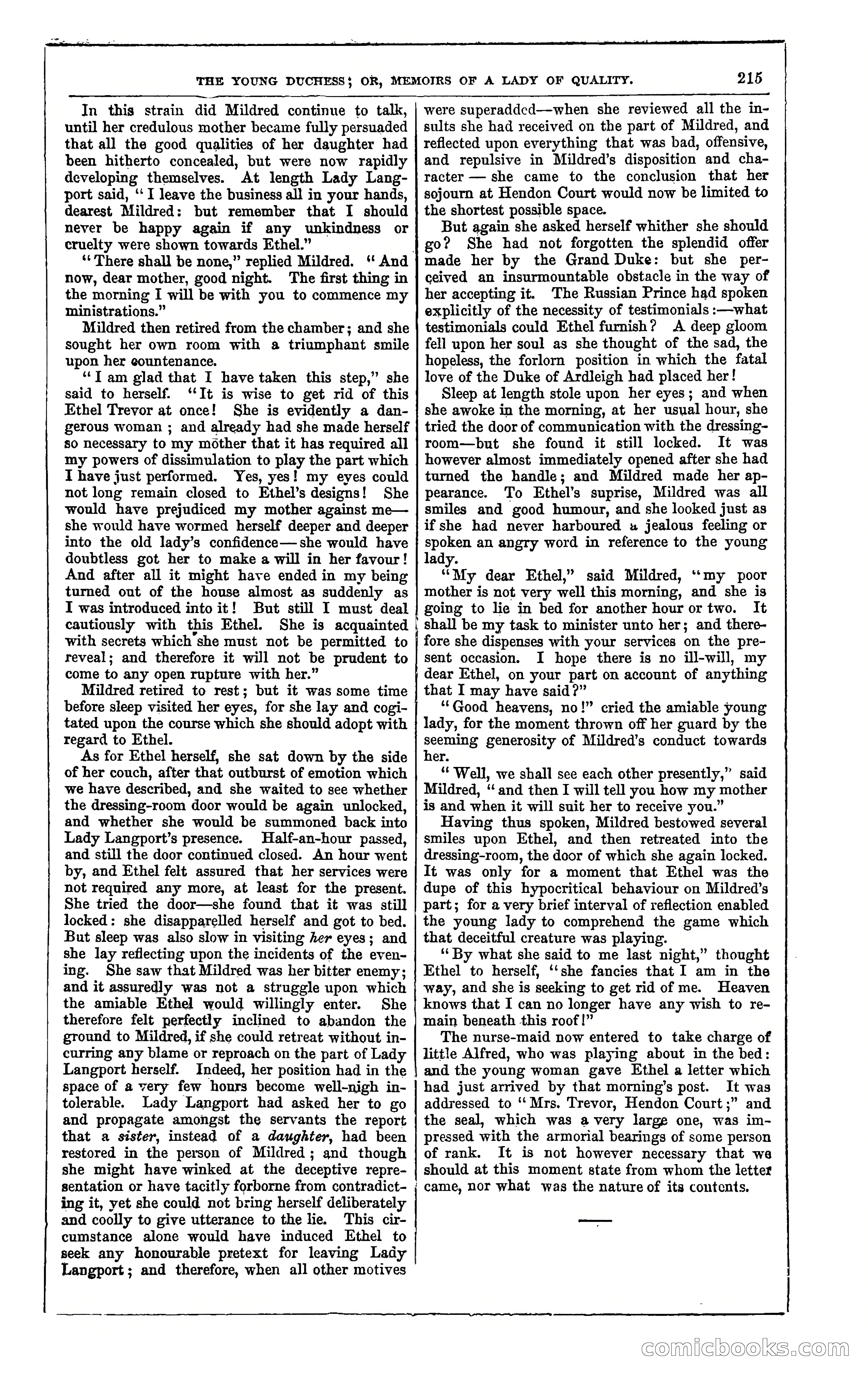 The Young Duchess; or, Memoirs of a Lady of Quality — page 229 of 400